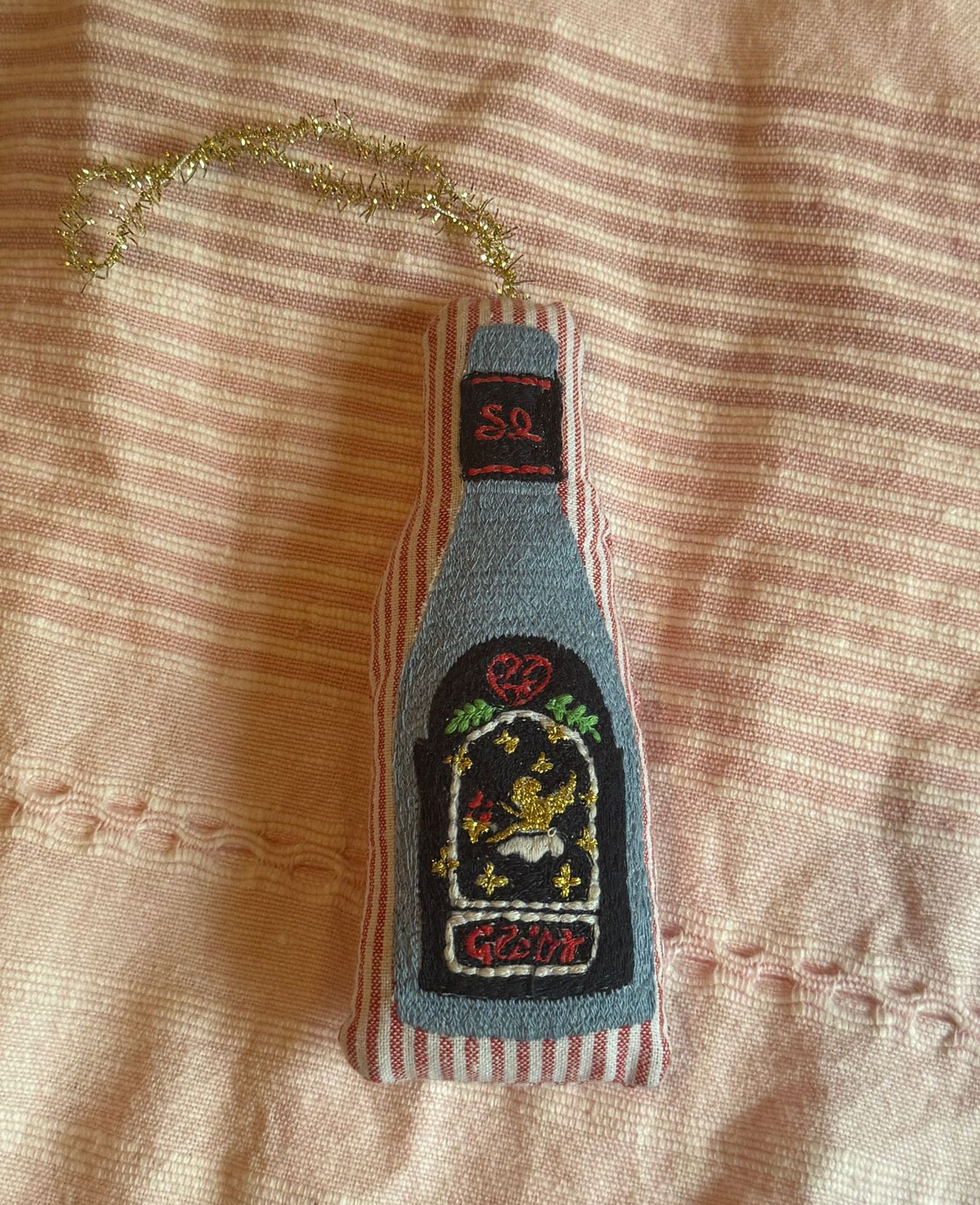 Christmas Bottle Ornament