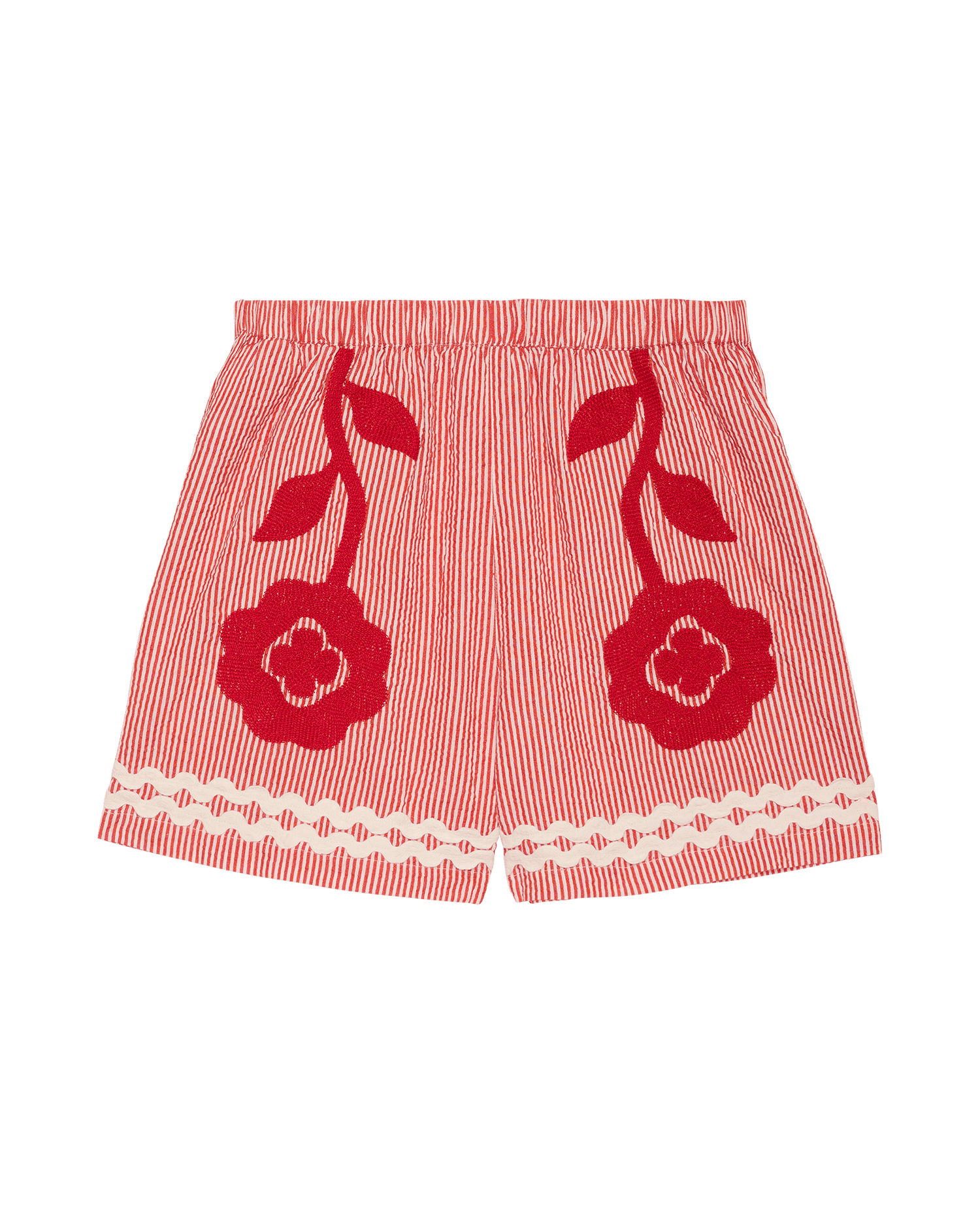 Abelone Shorts - Red Flower