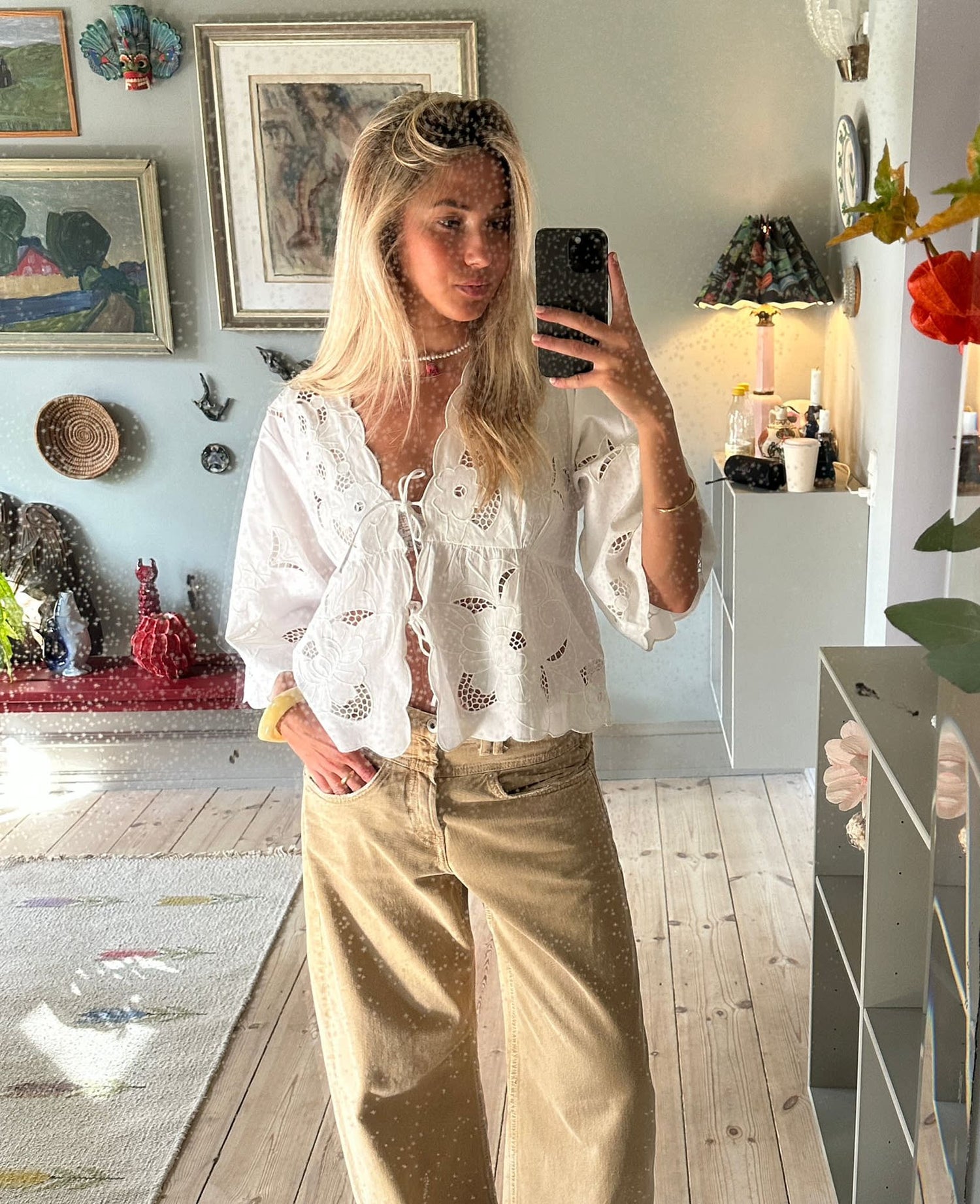 Adeline Top - Ecru