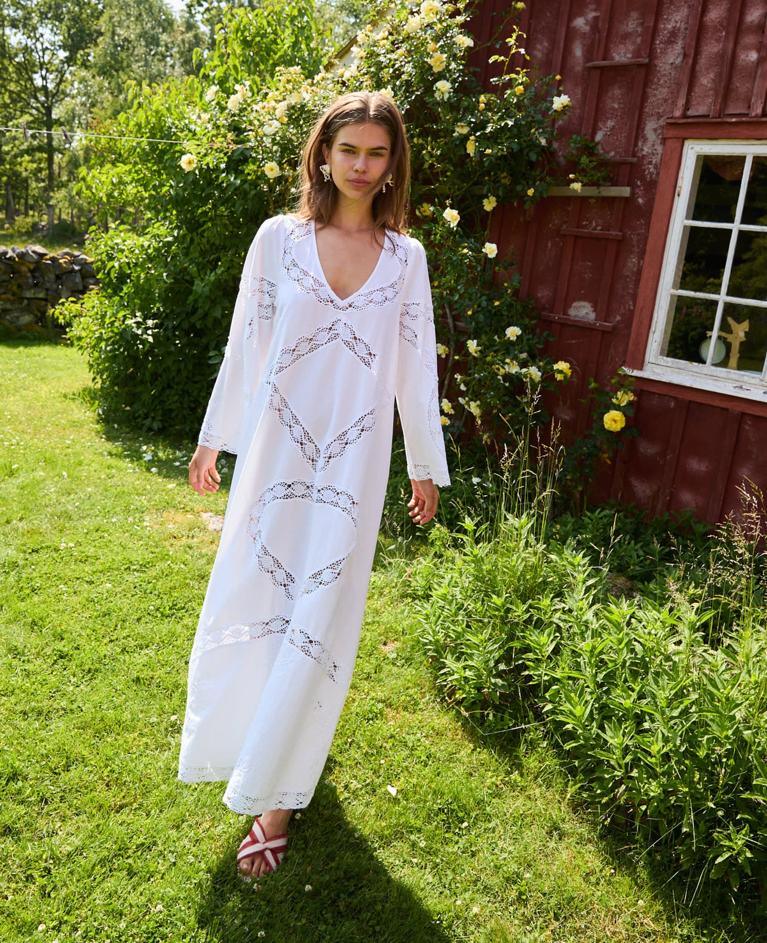 Agathe Dress - Ecru