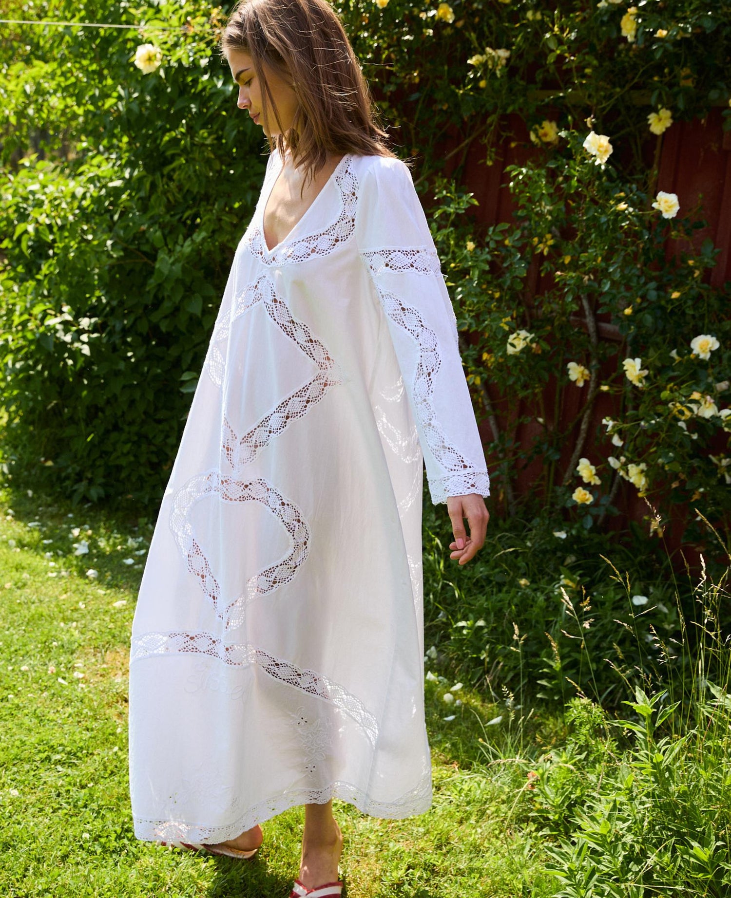 Agathe Dress - Ecru