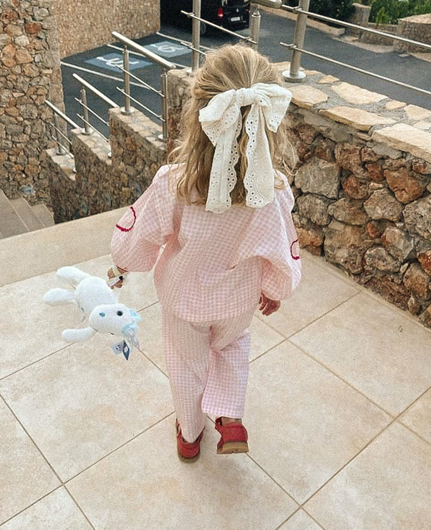 Astrid MINI Top - Pink Checks