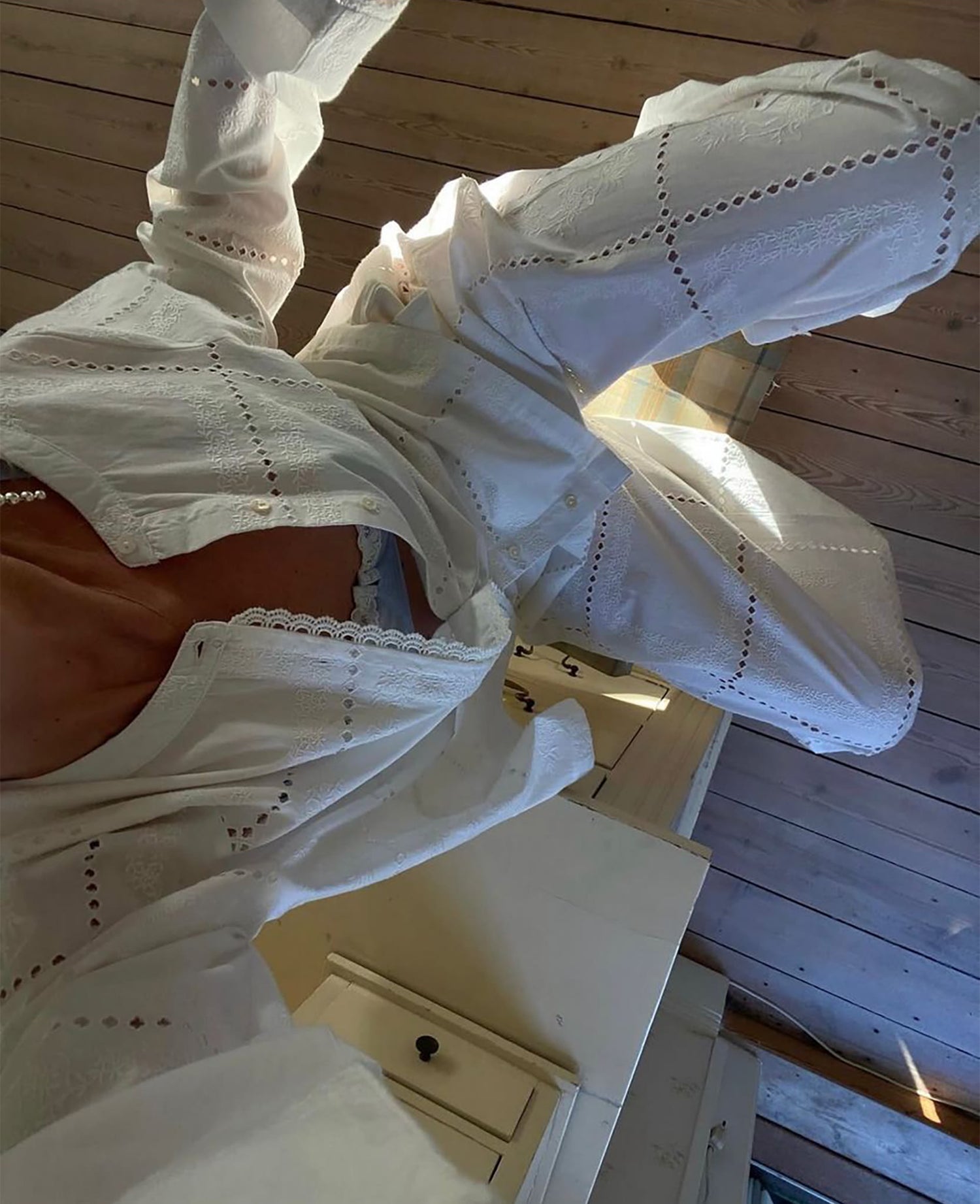 Hilde Pants - White Squares