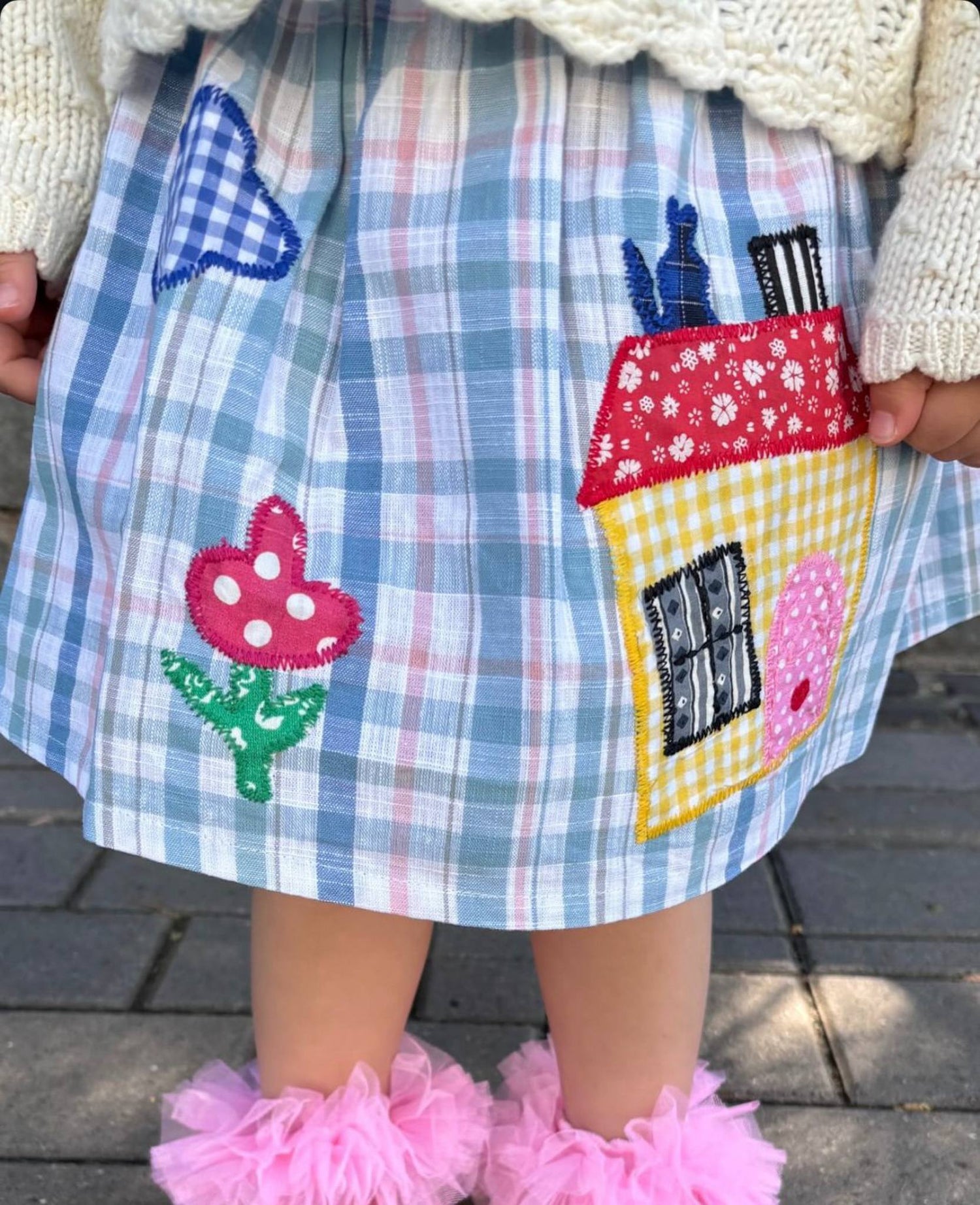 Barbera MINI Skirt - Pastel Checks