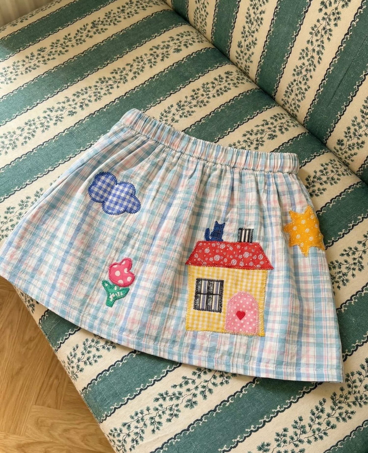 Barbera MINI Skirt - Pastel Checks