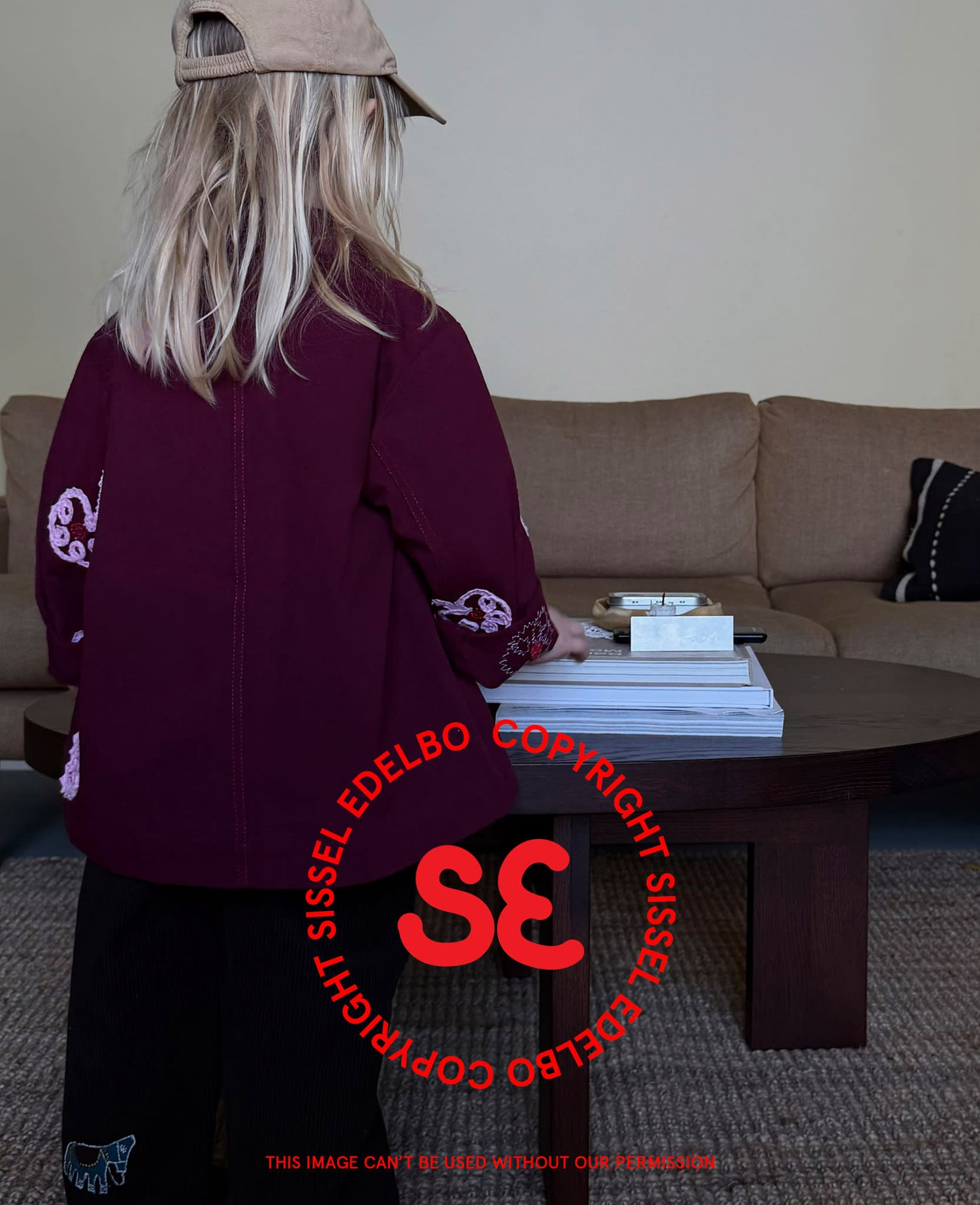 Bea MINI Jacket - Burgundy