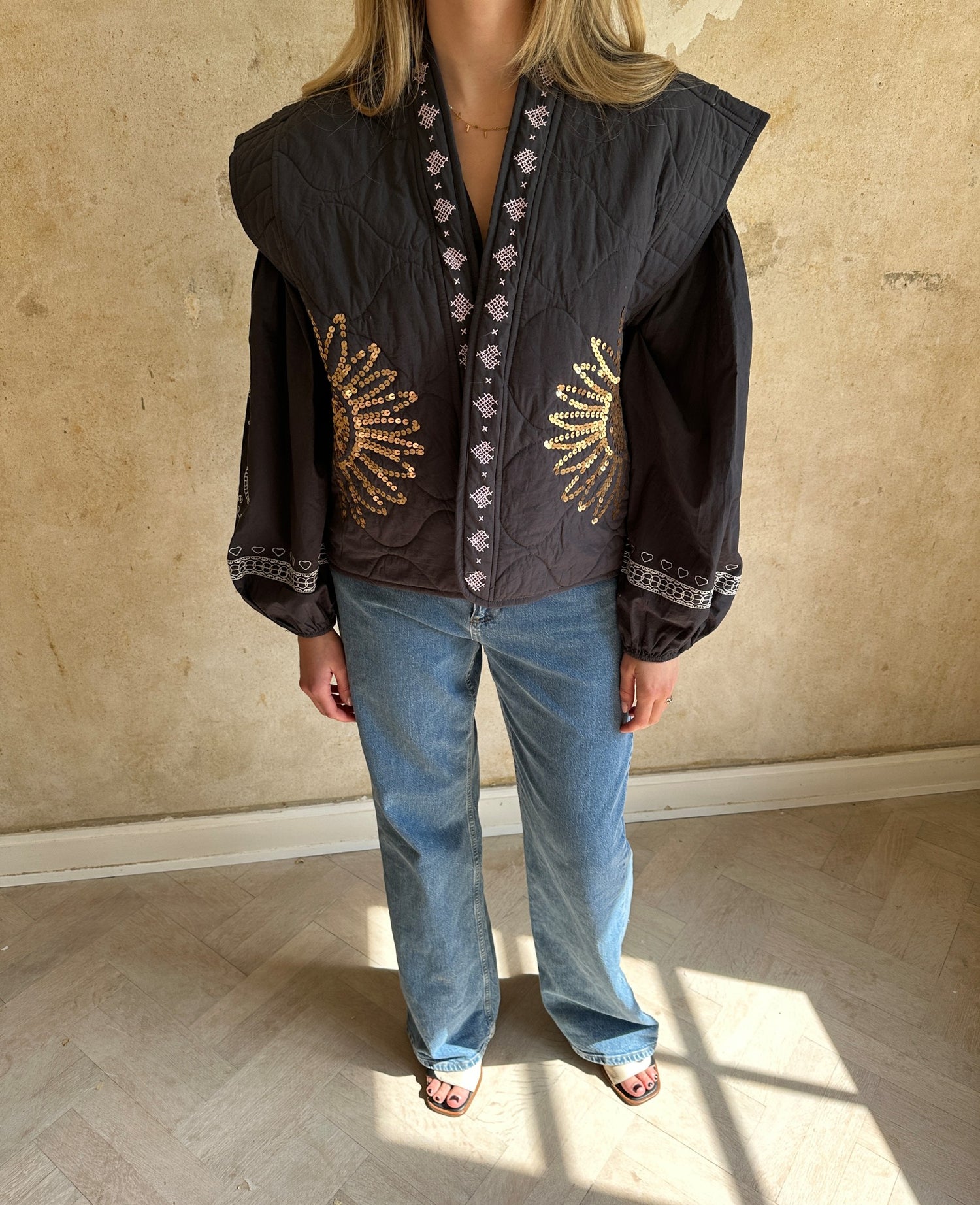 Calista Vest - Asphalt