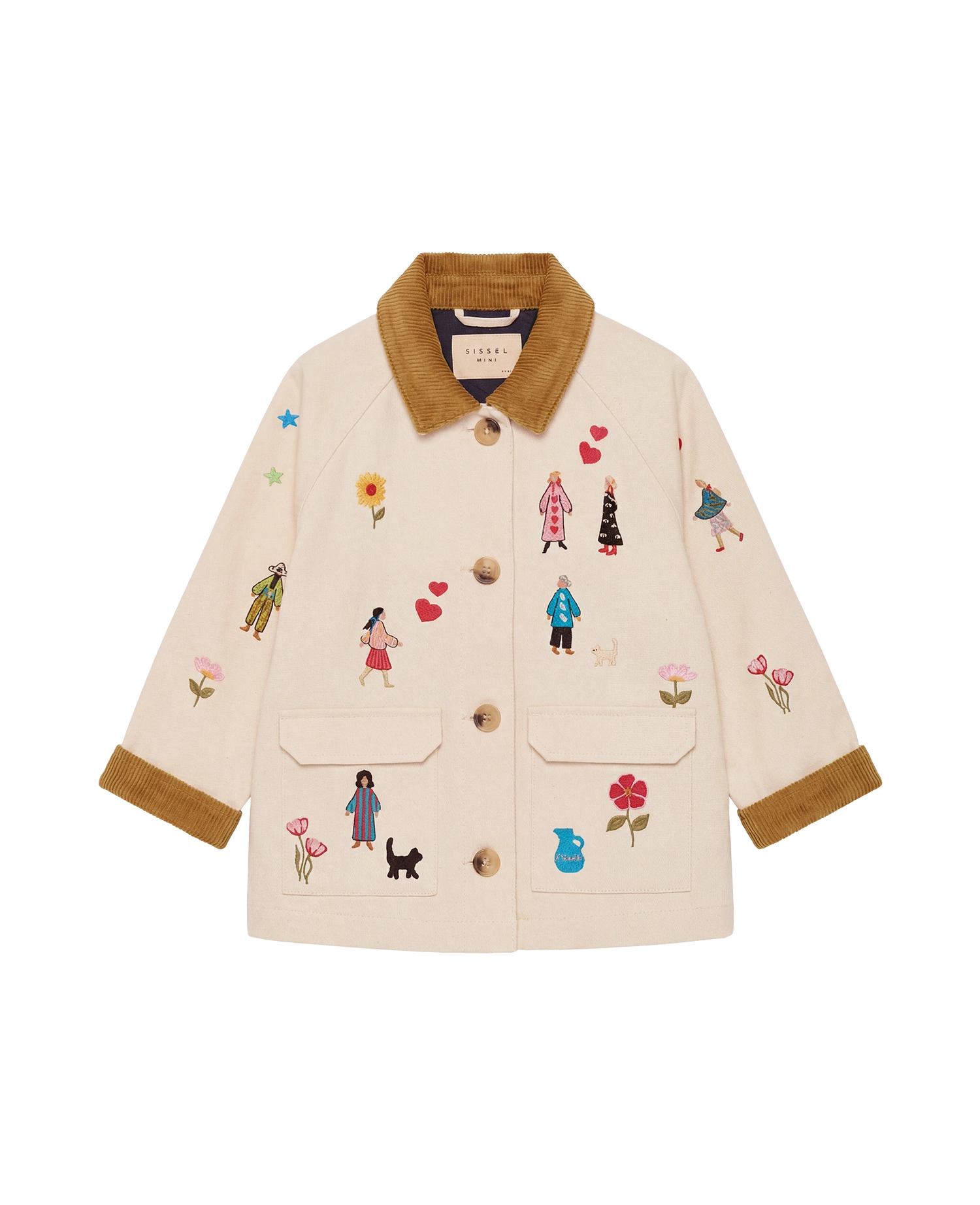 Cara MINI Jacket - White Swan
