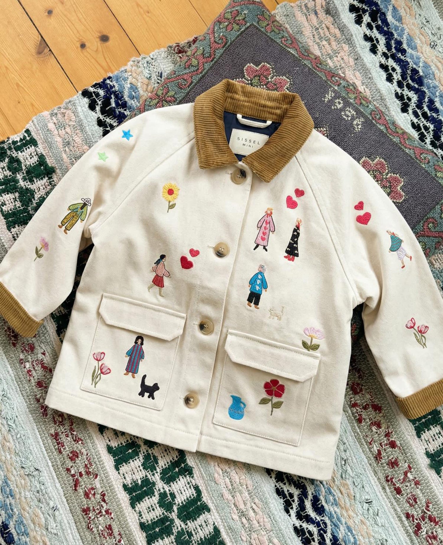 Cara MINI Jacket - White Swan