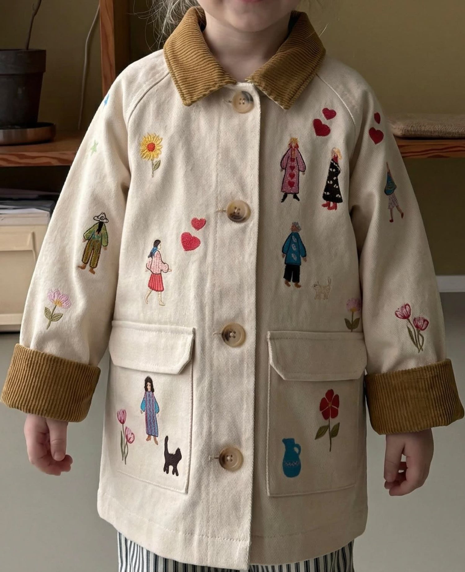 Cara MINI Jacket - White Swan