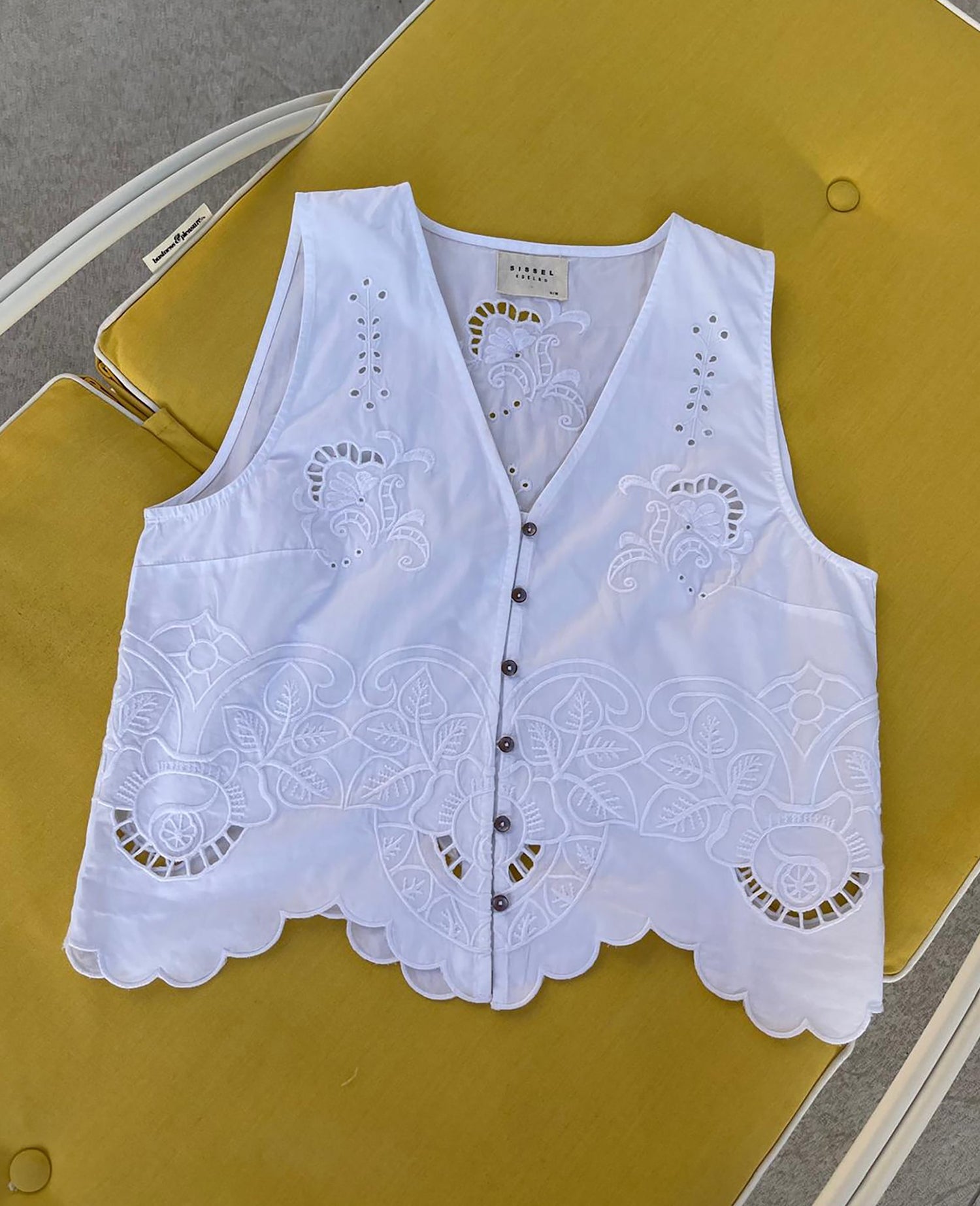 Celestine Top - White