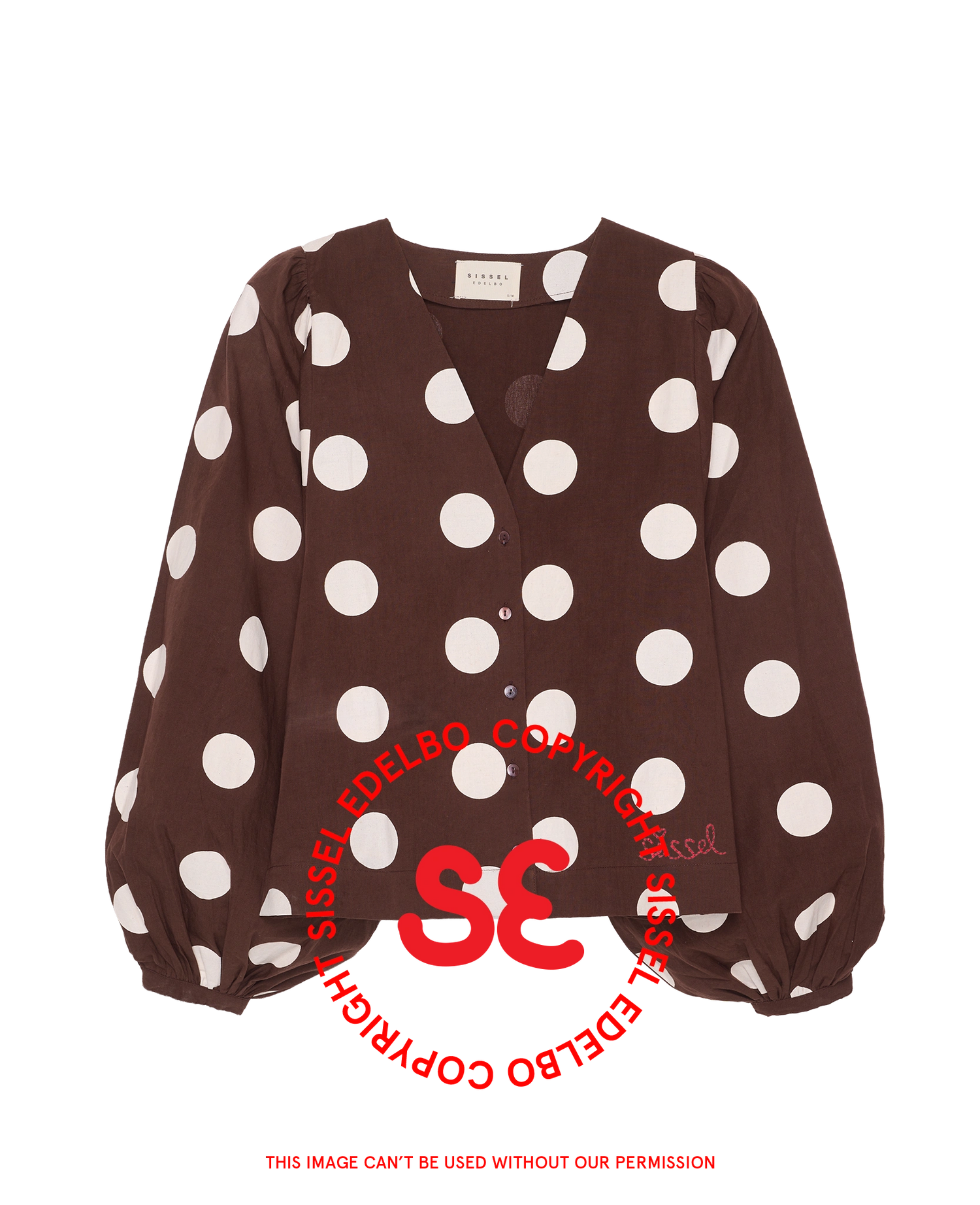 Ea Shirt - Cream Dot