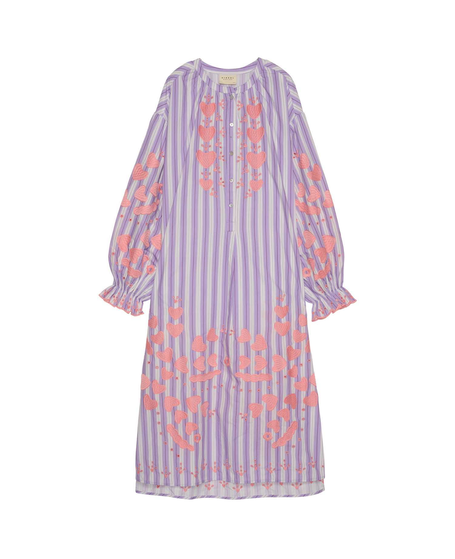 Elisabeth Dress - Purple Stripes