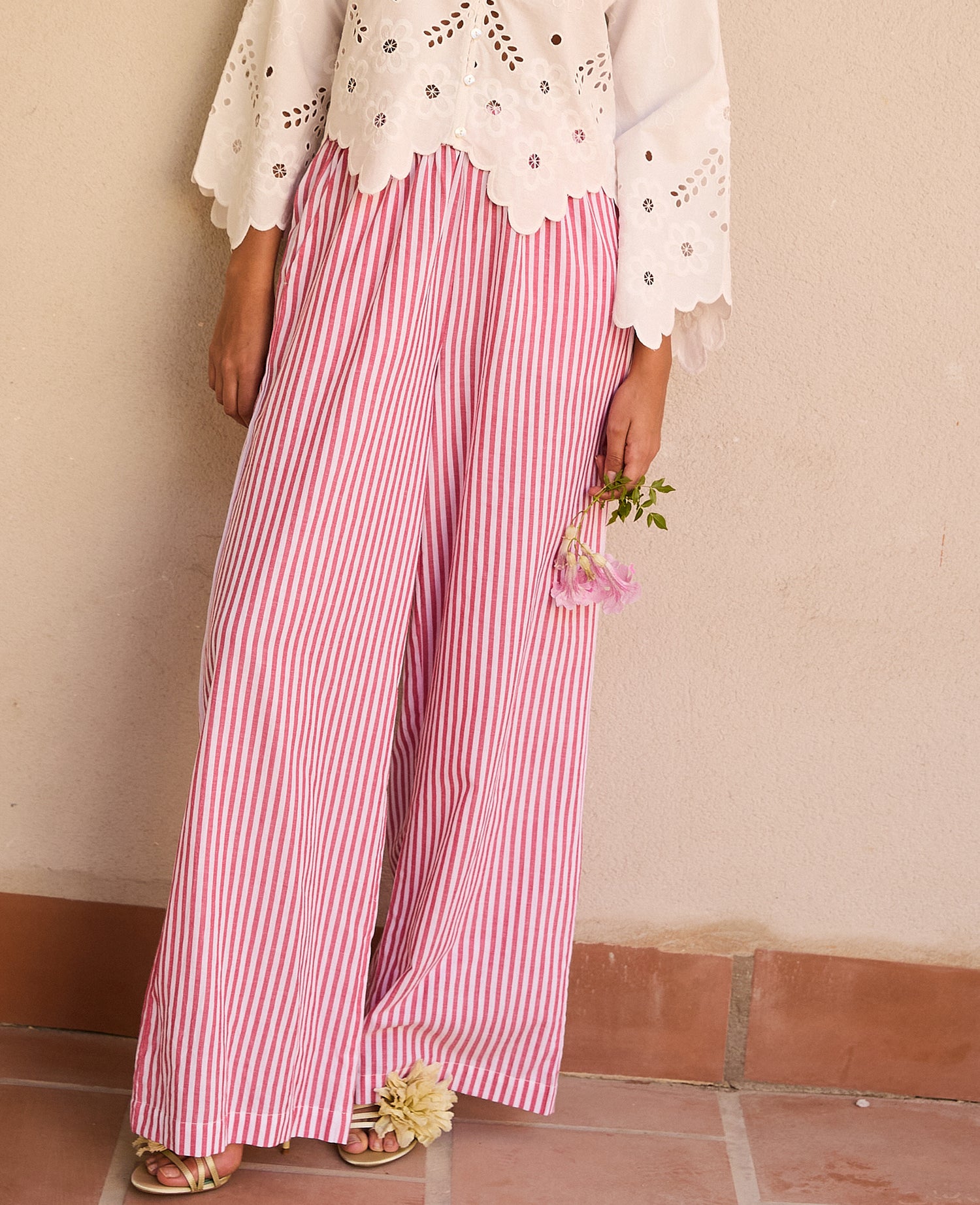 Hilde Pants - Red White