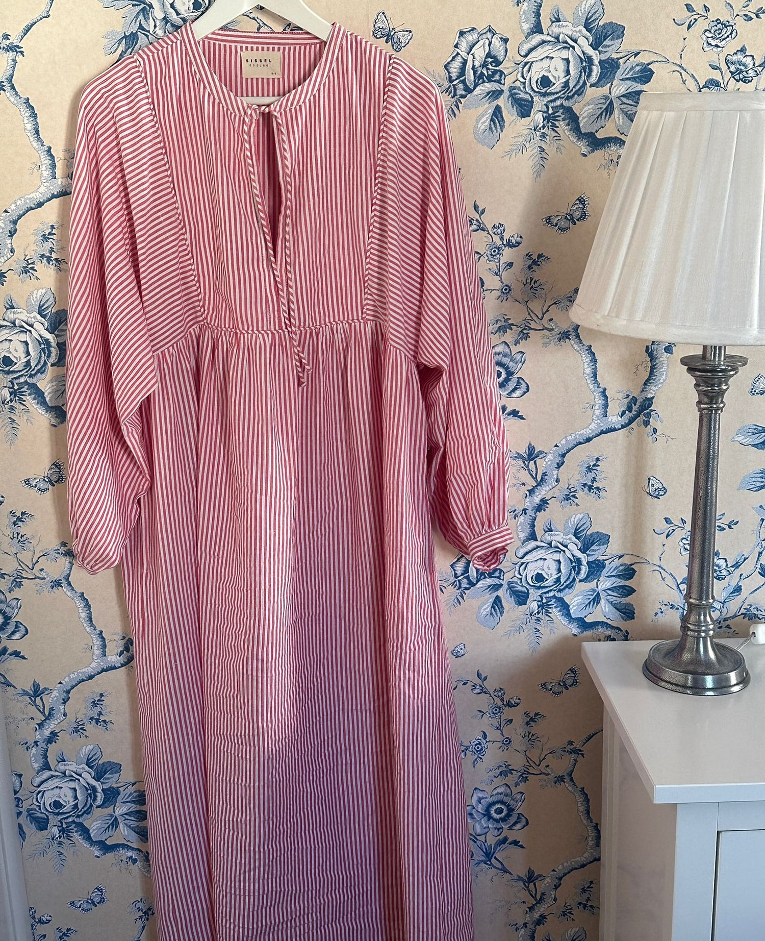 Vera Dress - Red & White
