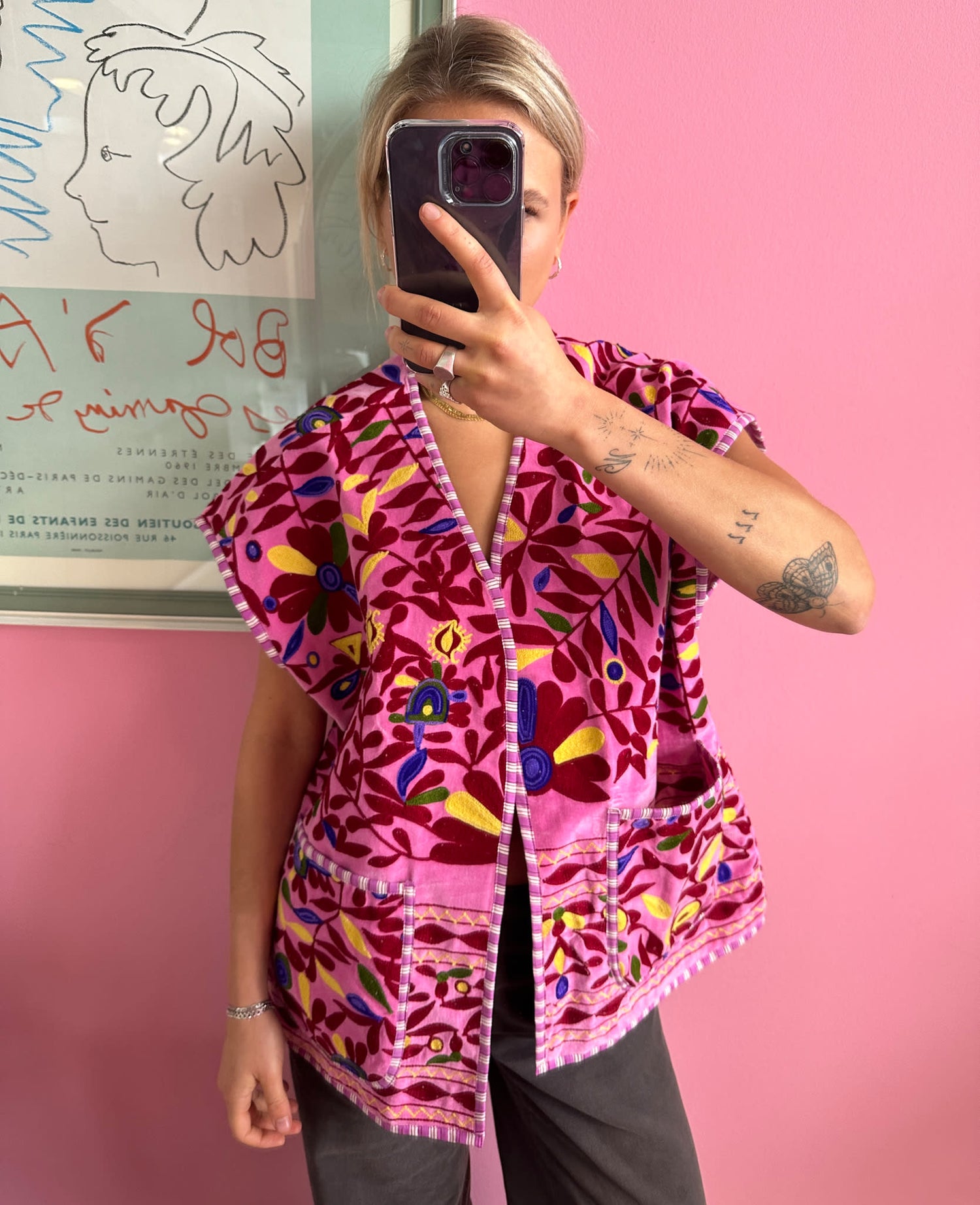 Variana Vest - Cherry Blossom