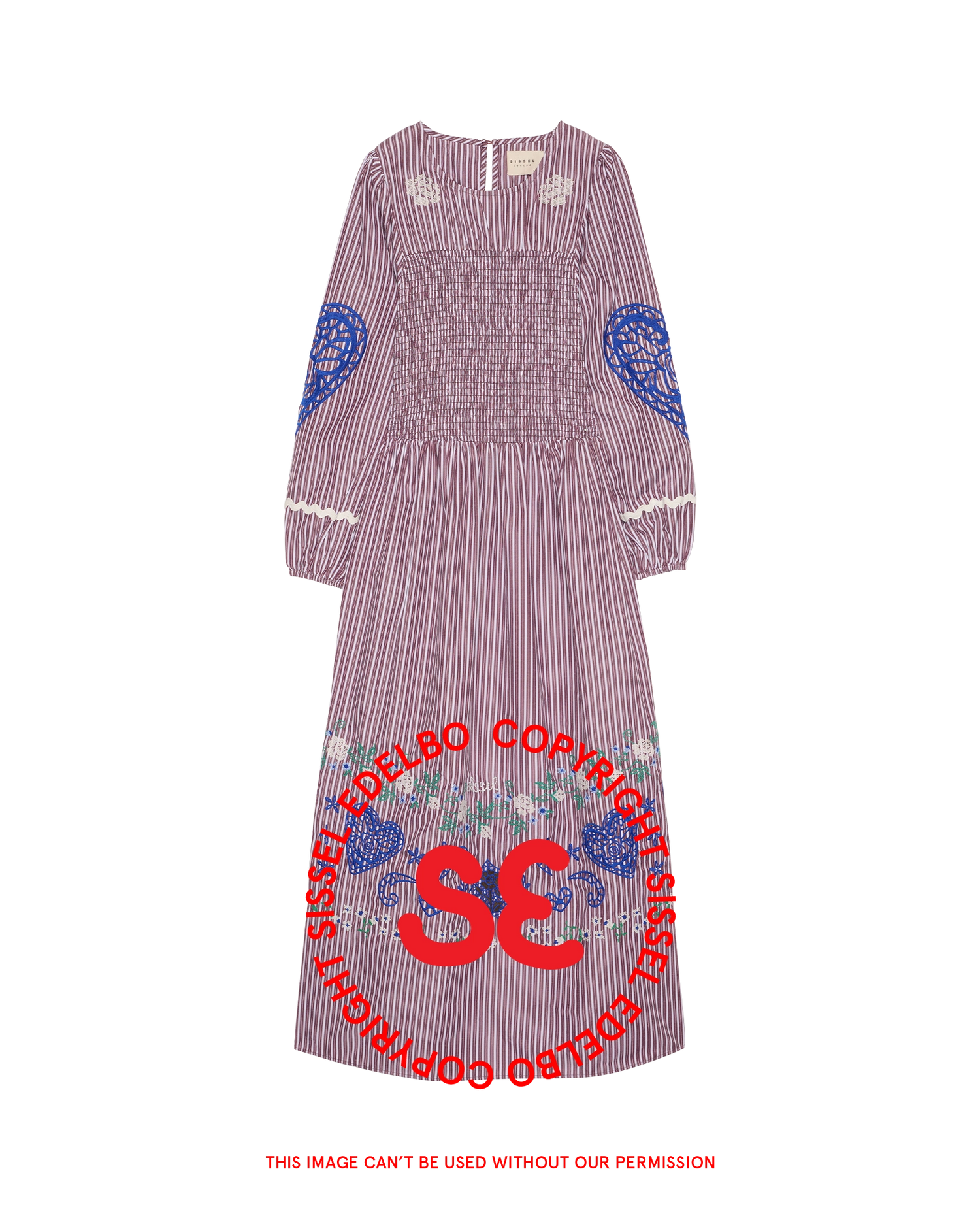 Ivy Dress - Purple Stripes
