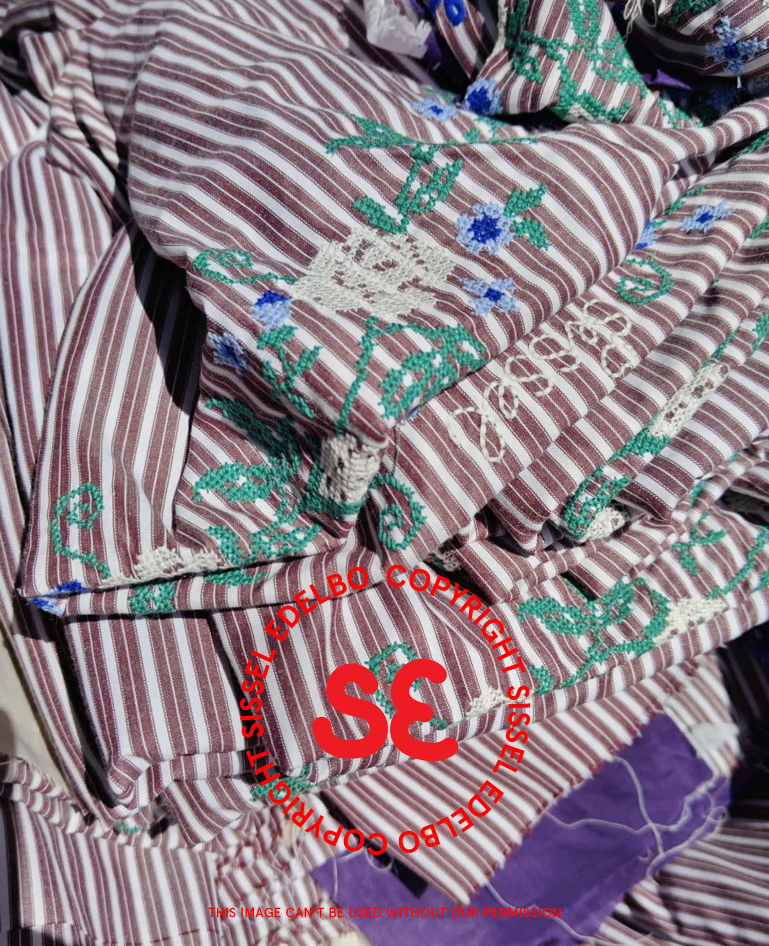Ivy Dress - Purple Stripes