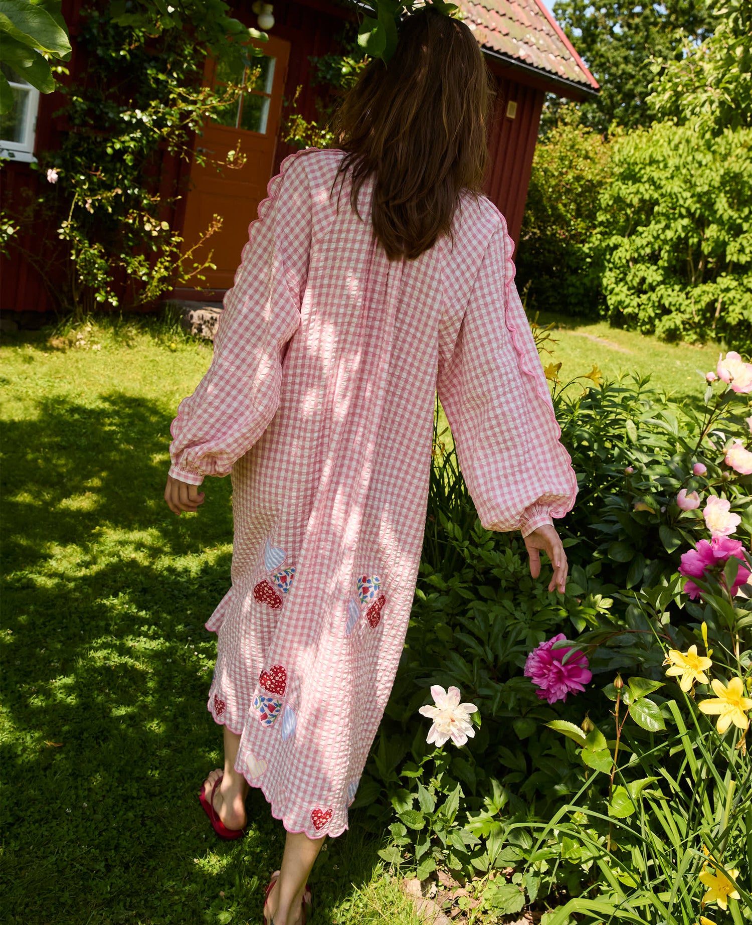 Kamal Dress - Pink Checks
