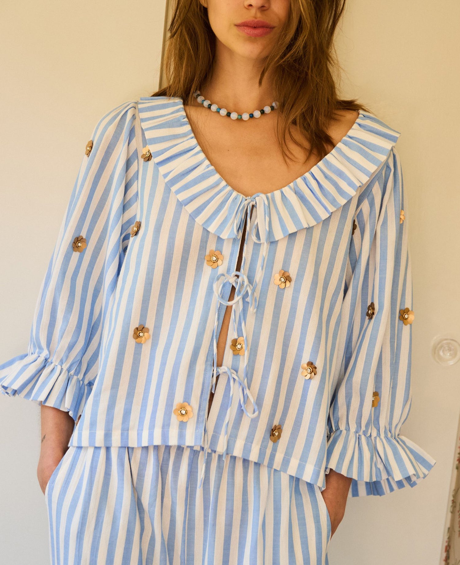 Kiki Top - Blue Stripes
