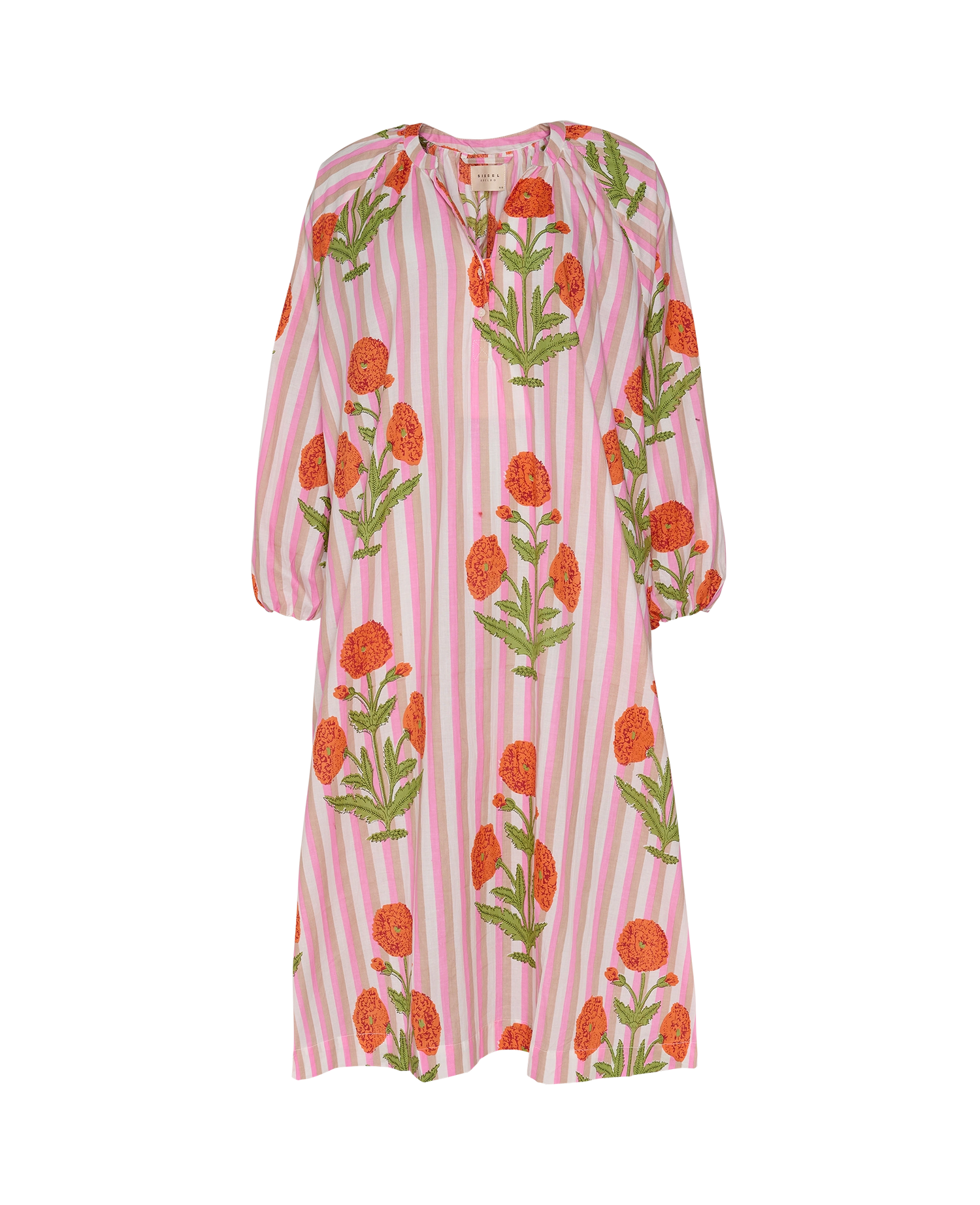 Lara Dress - Blush Mandarin