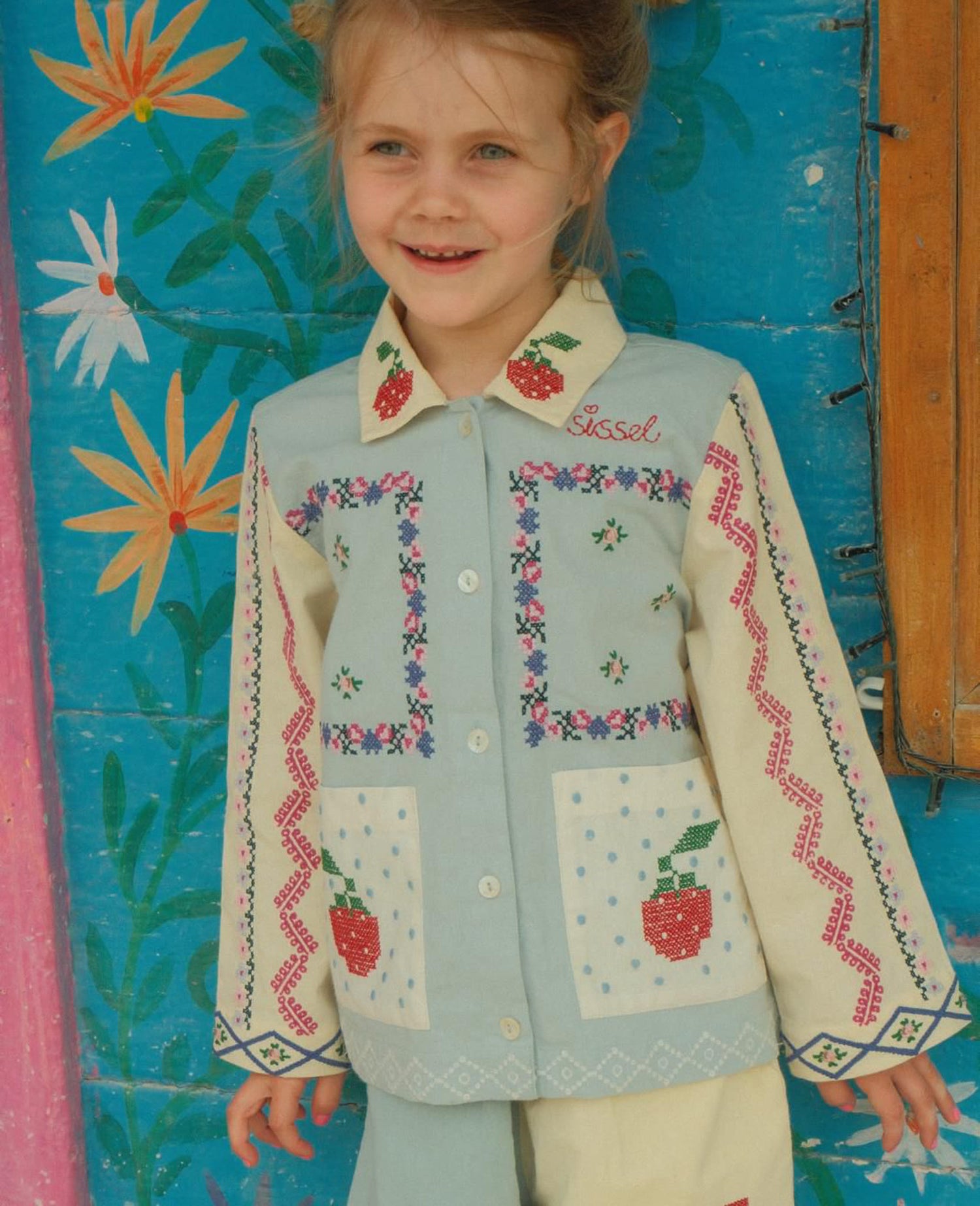 Louise MINI Shirt - Baby Blue