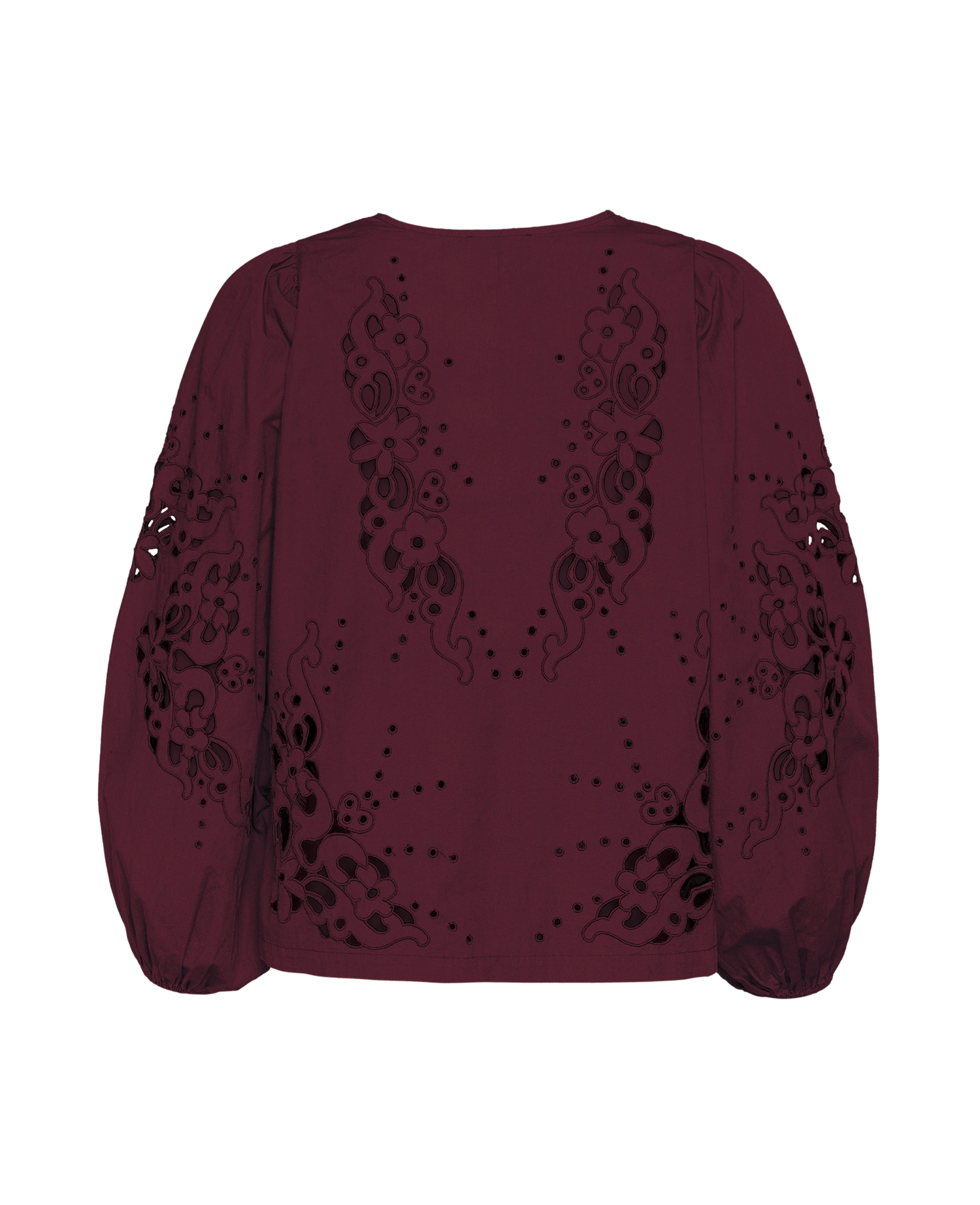Magdalena Top - Burgundy