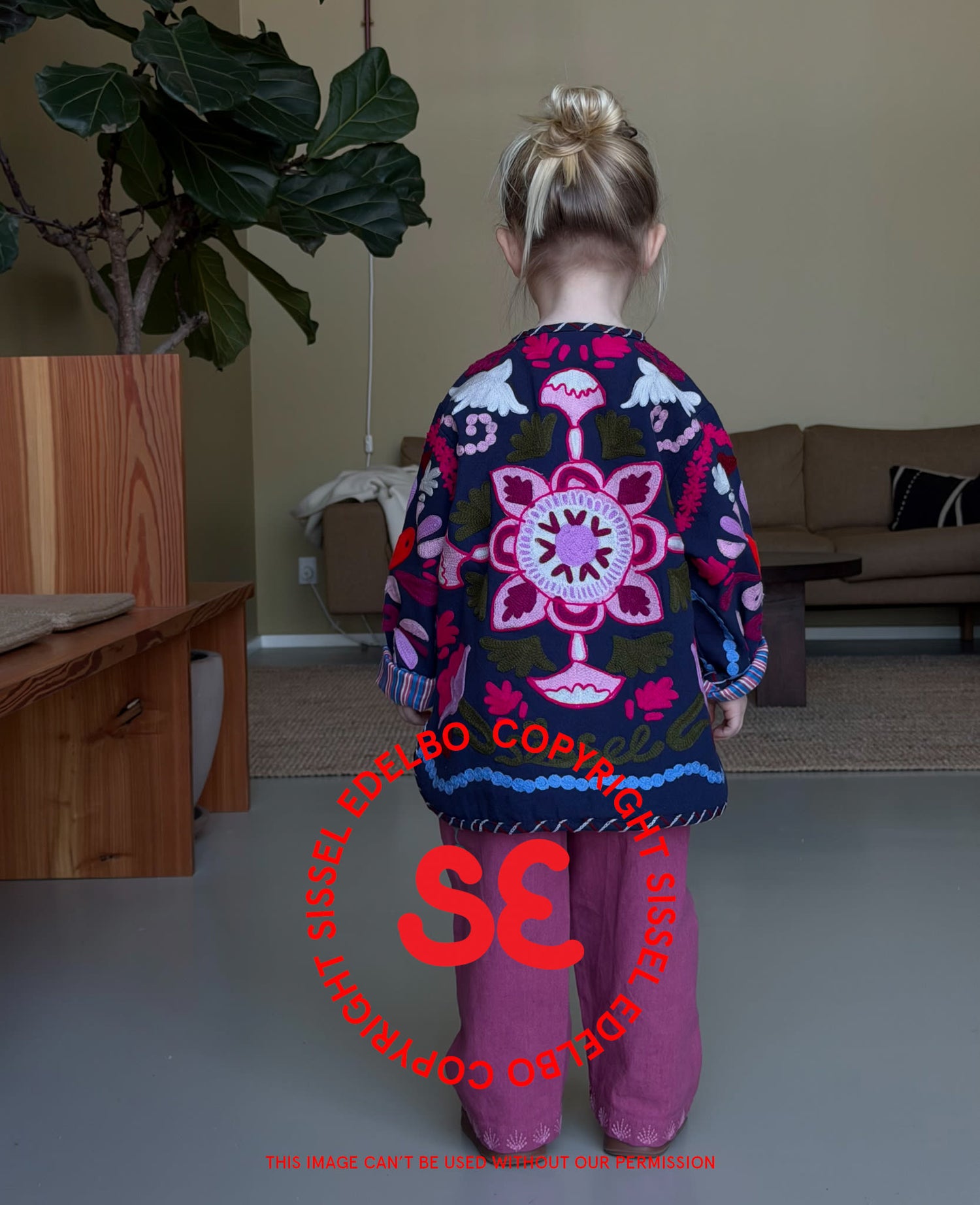 Maggie MINI Jacket - Navy Festival