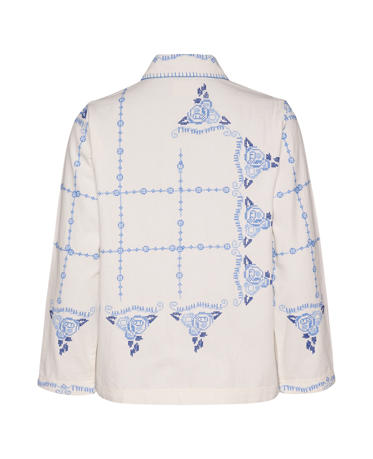 My Jacket - Ecru Blue