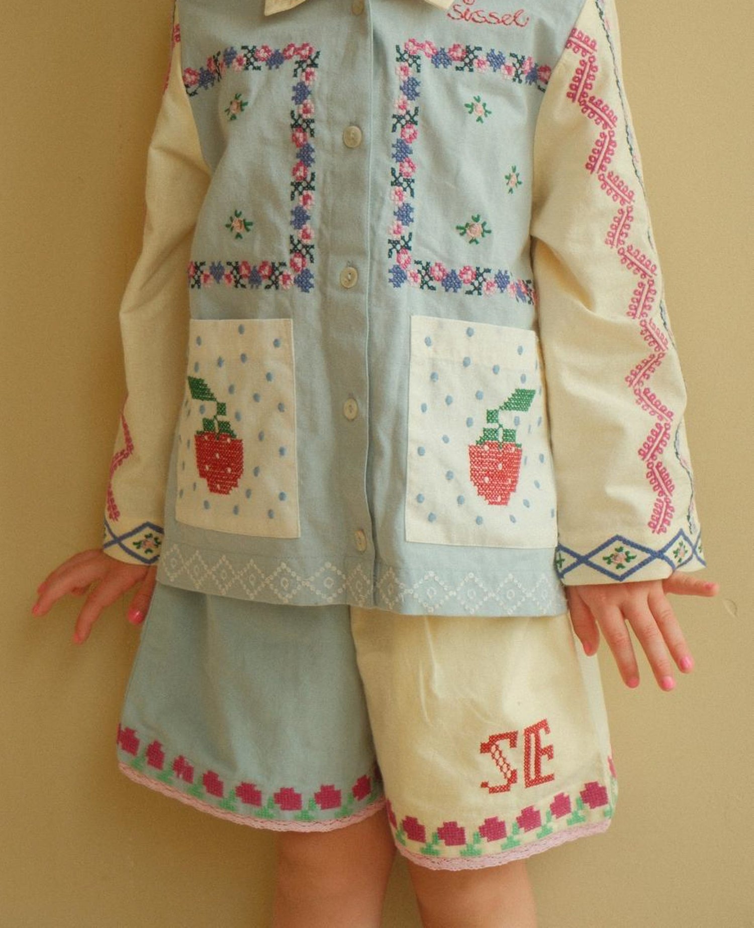 Myra MINI Shorts - Baby Blue
