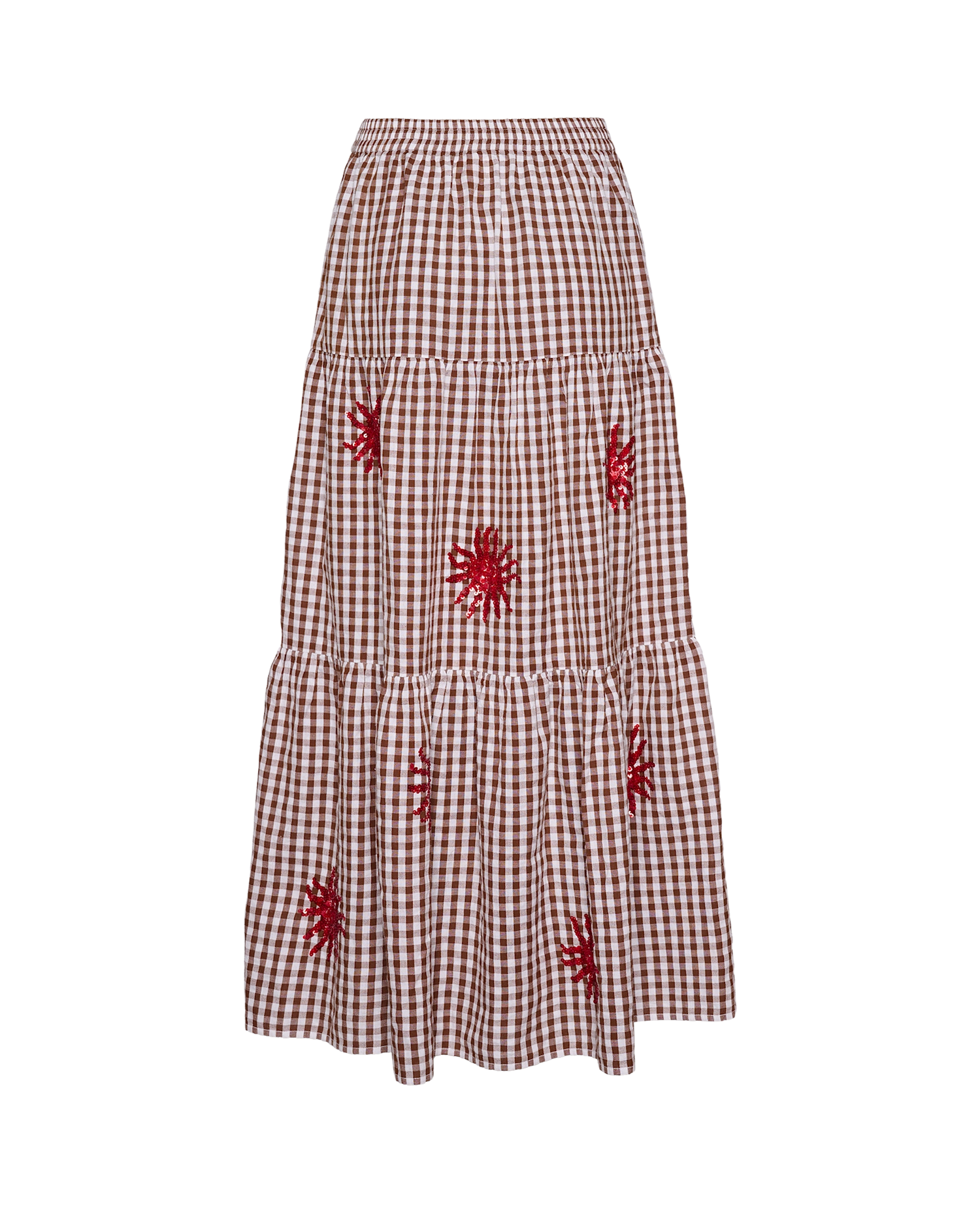 Nanette Skirt - Brown Checks