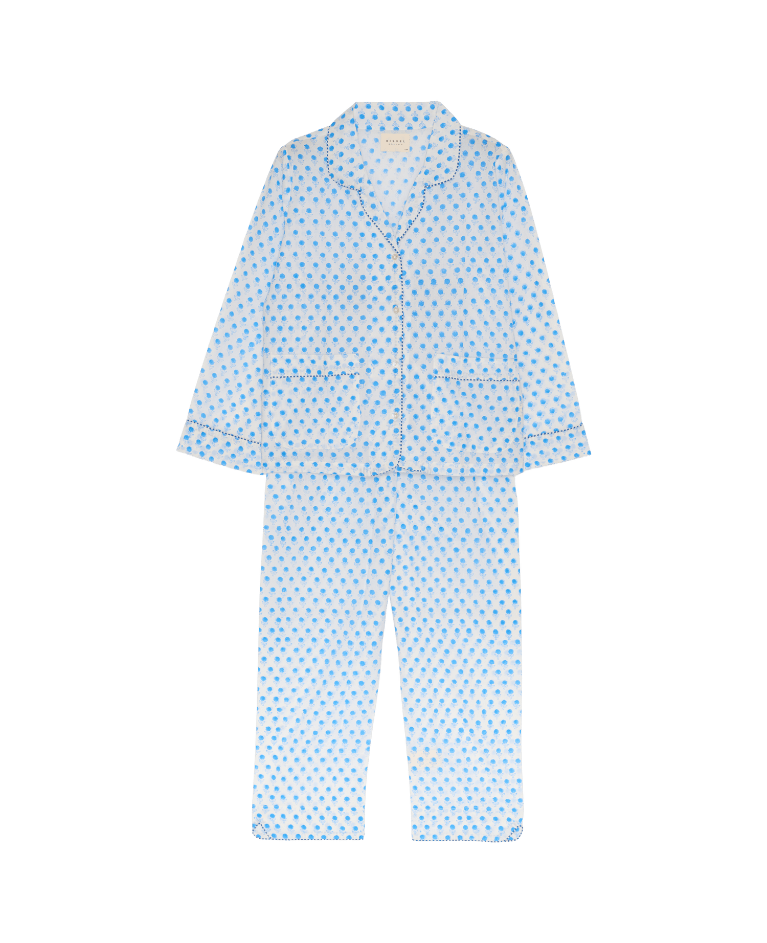 Nuit Pyjamas Set - Light Blue Flower
