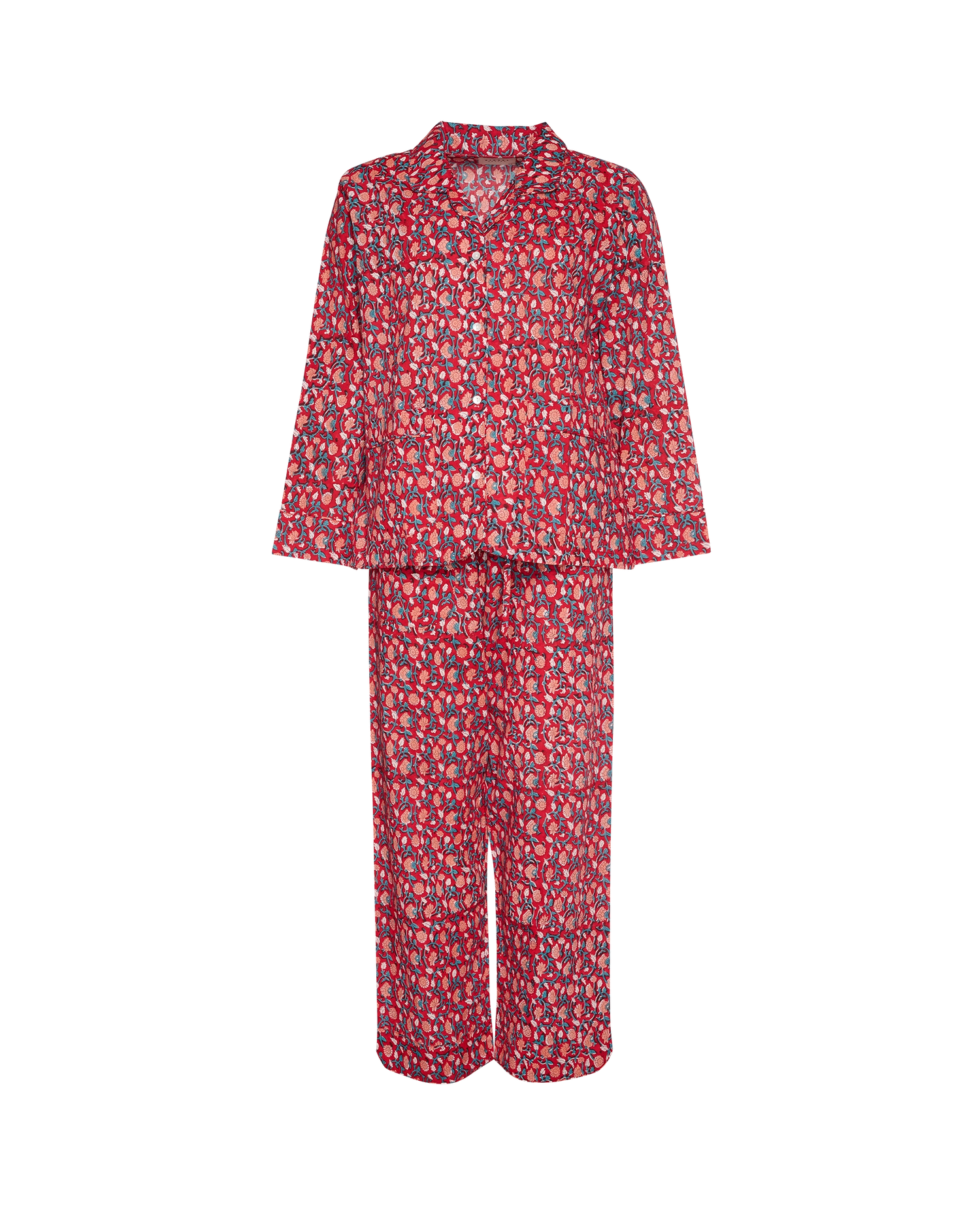 Nuit Pyjamas Set - Red Flower