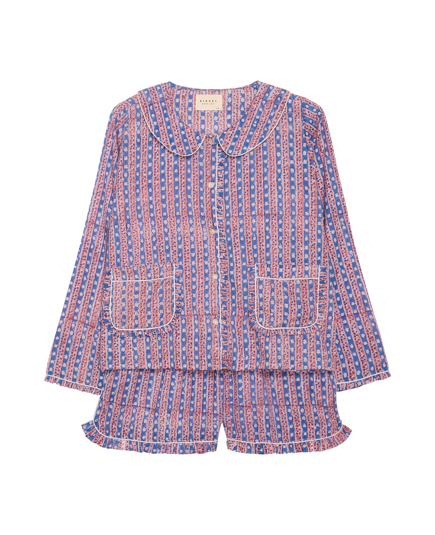 Nuvena Pyjamas Set - Blue Stripes