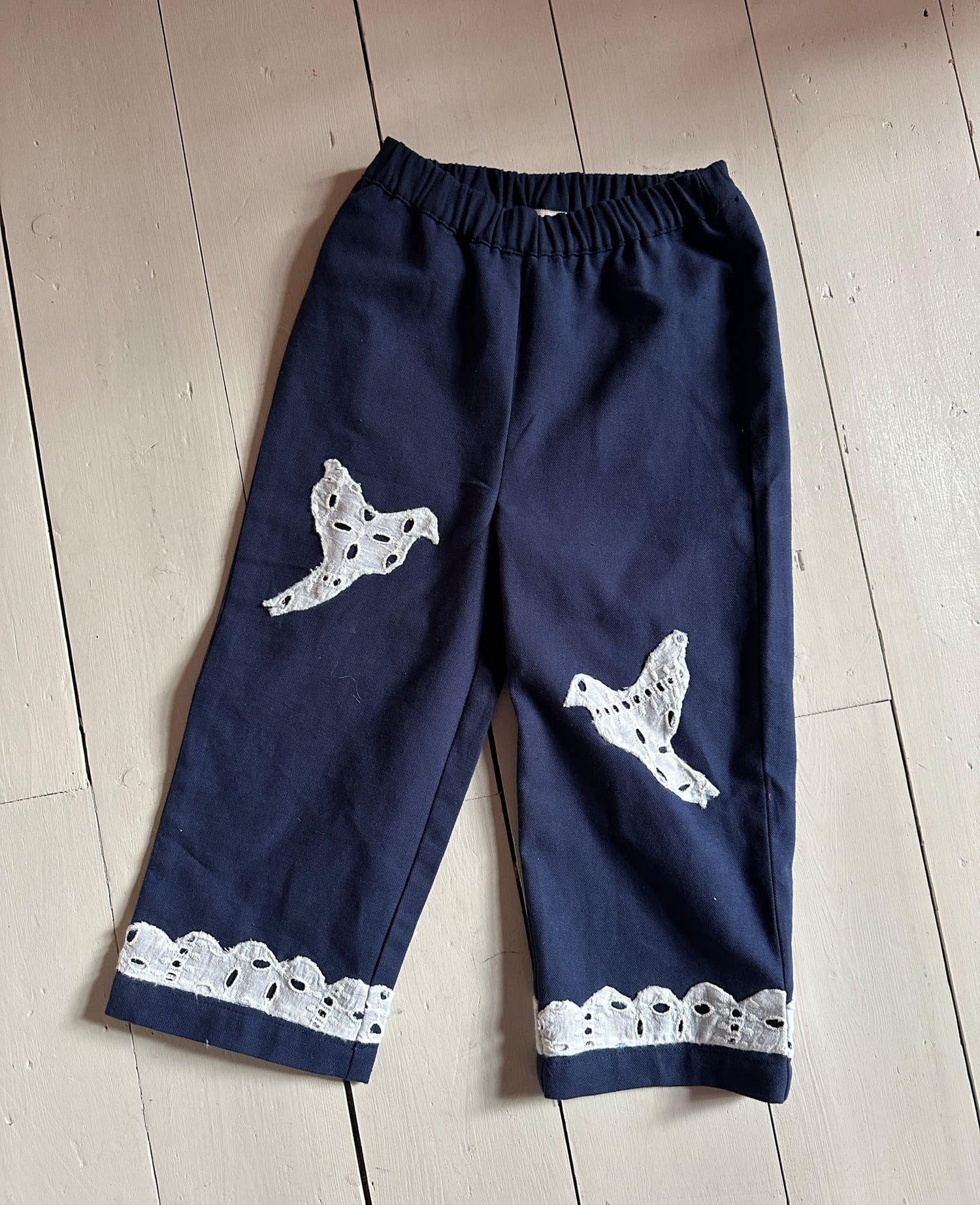 Oda MINI Pants - Navy Birds