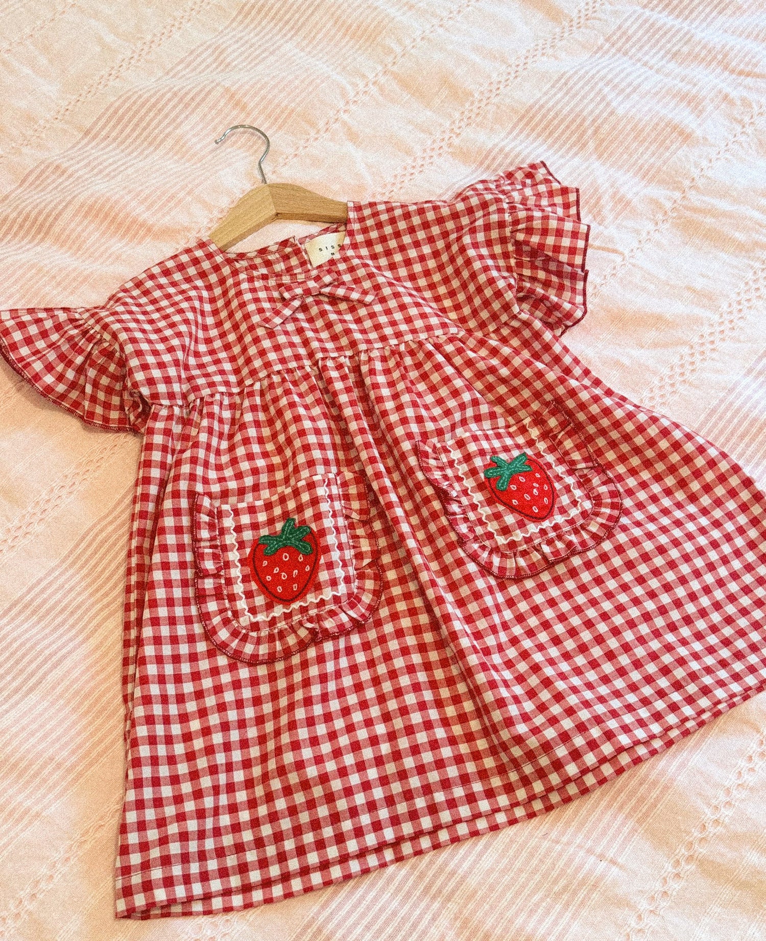 Ohio MINI Dress - Red Checks