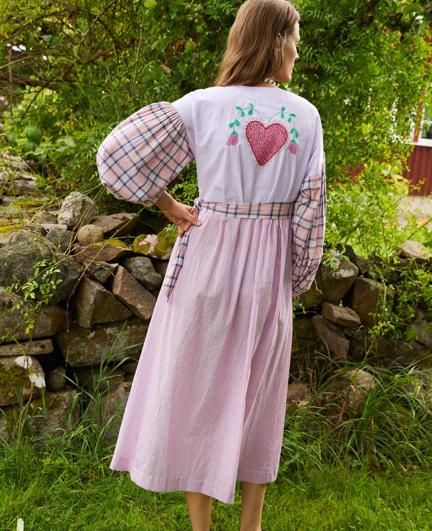 Paula Wrap Dress - Purple Mix