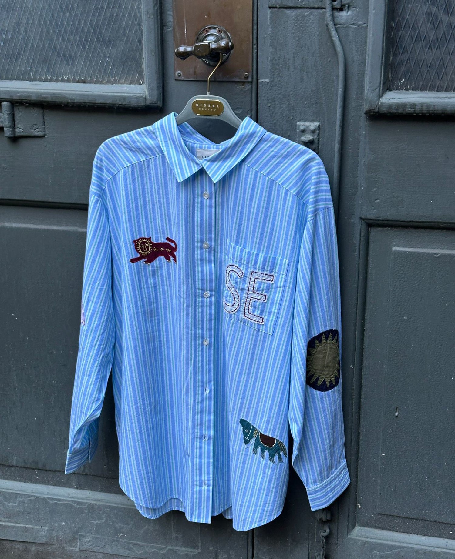 Pil Shirt - Green Stripes