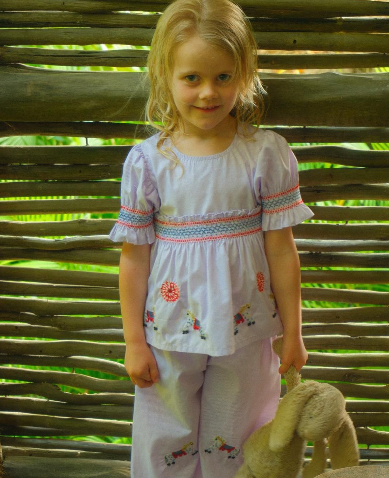 Pilu MINI Top - Purple Stripes