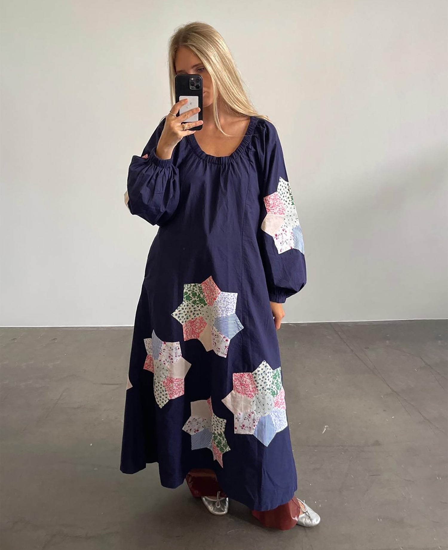 Regina Dress - Navy