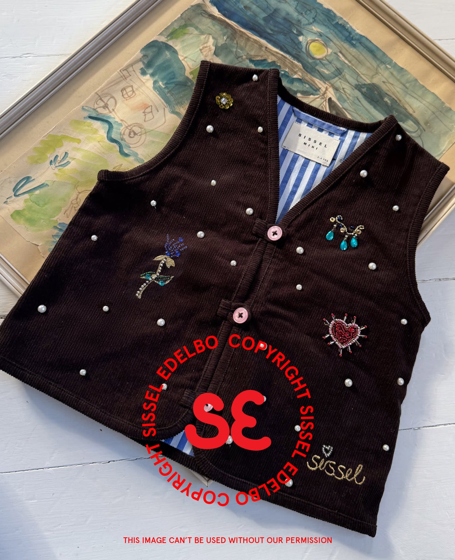 Rita MINI Vest - Brown