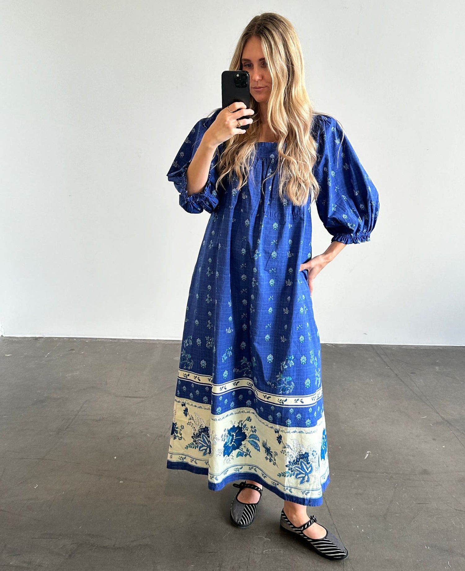 Ronda Dress - Mazarine Blue
