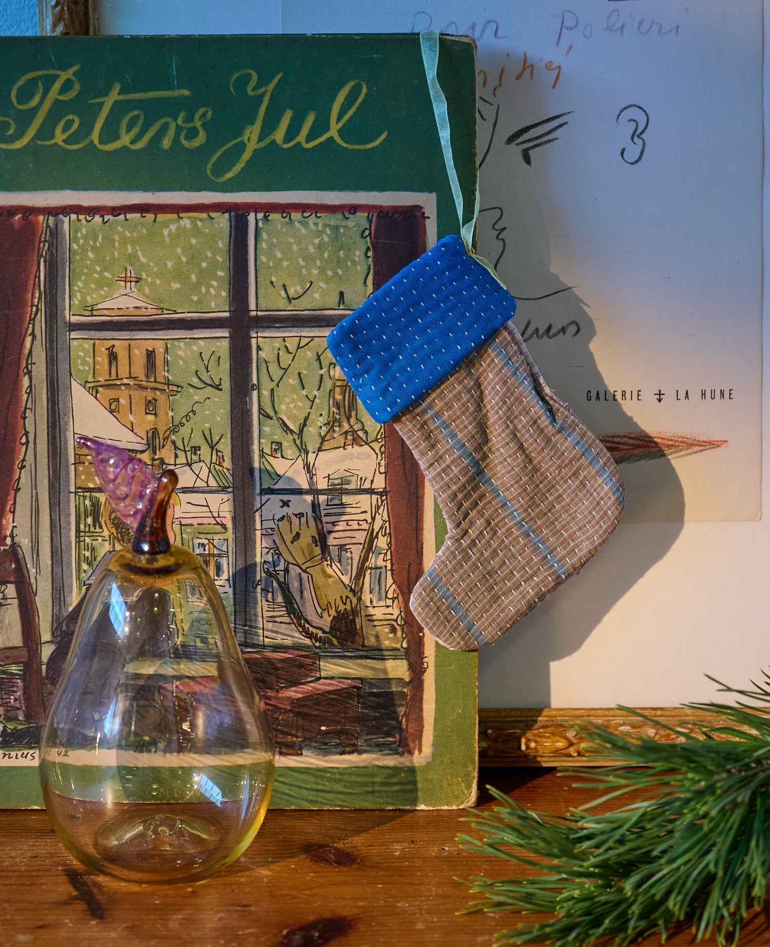 Christmas Sock Ornament - No. 54