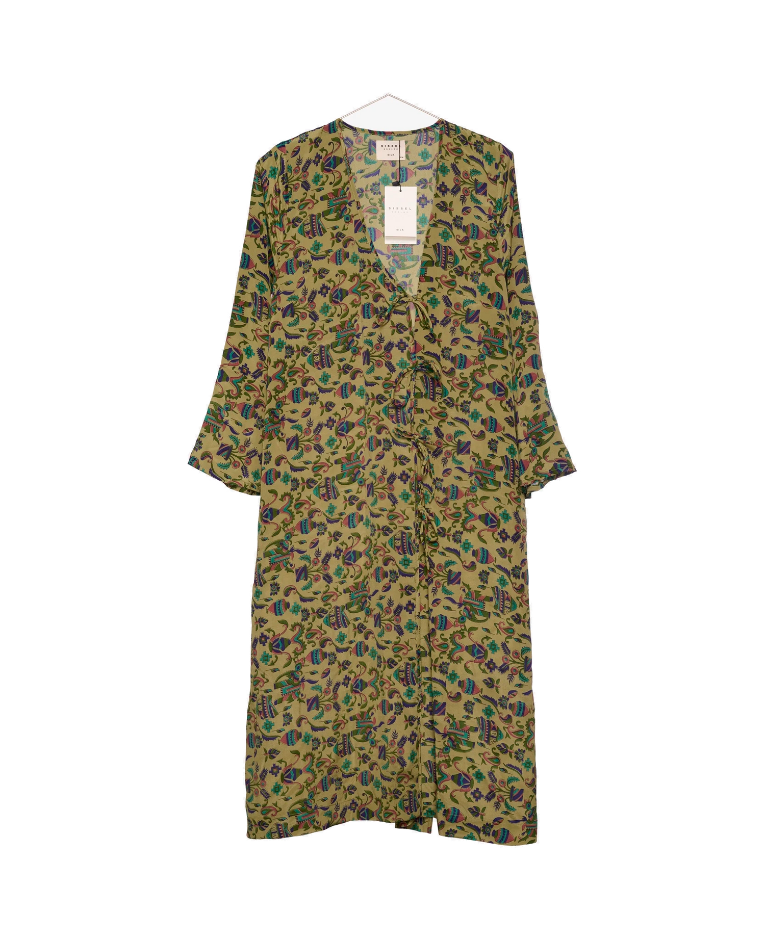 Kamela SILK Wrap Dress - No. 9