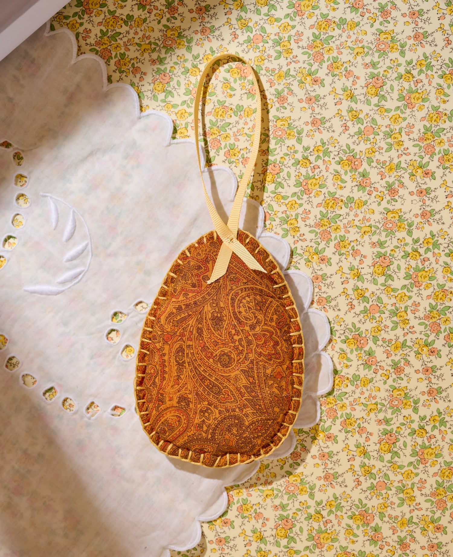Mary SILK Ornament - No. 8