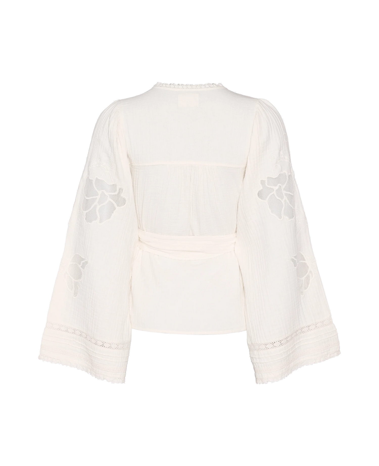 Winfrey Wrap Top - Ecru