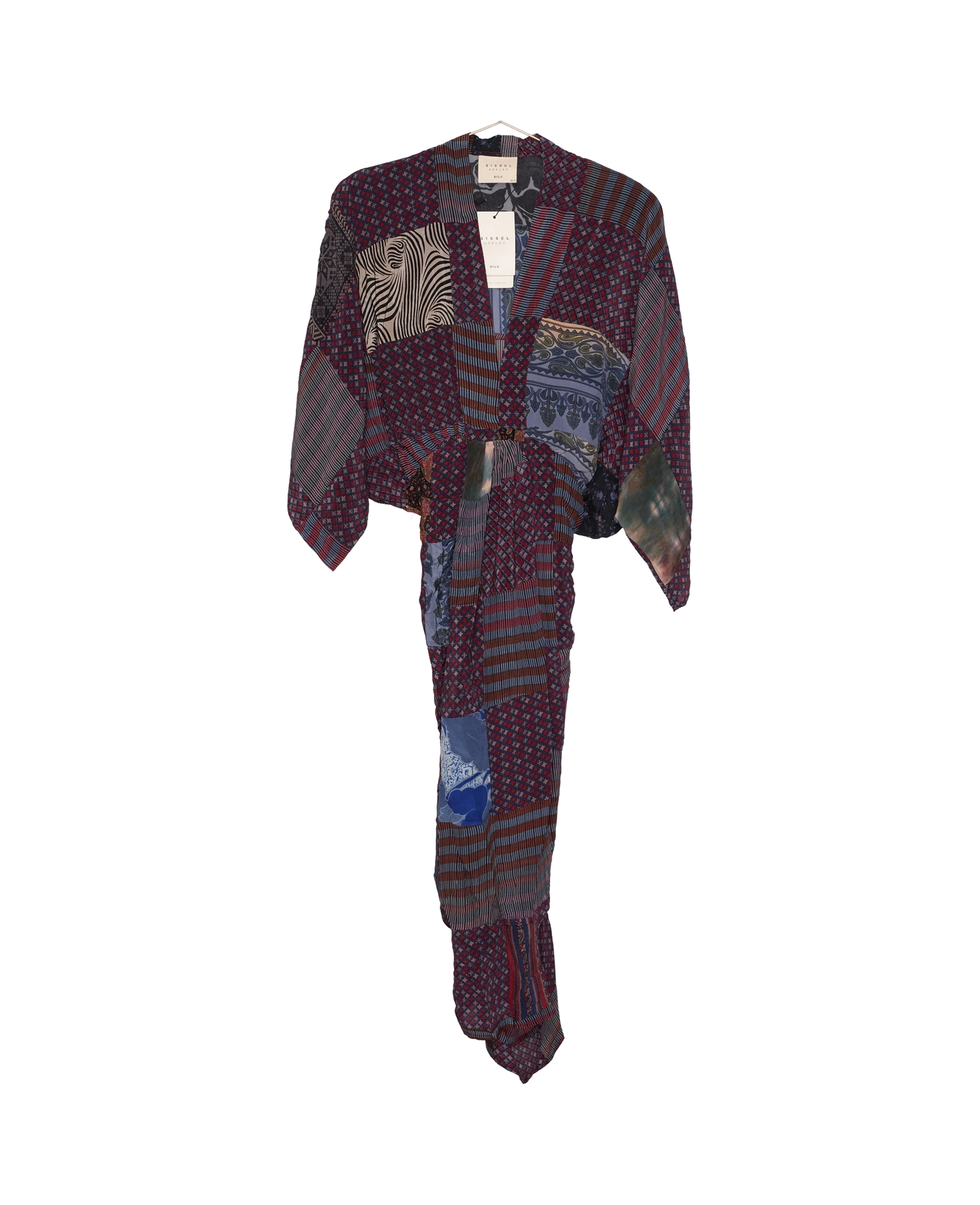 Juno SILK Patchwork Dress - No. 457