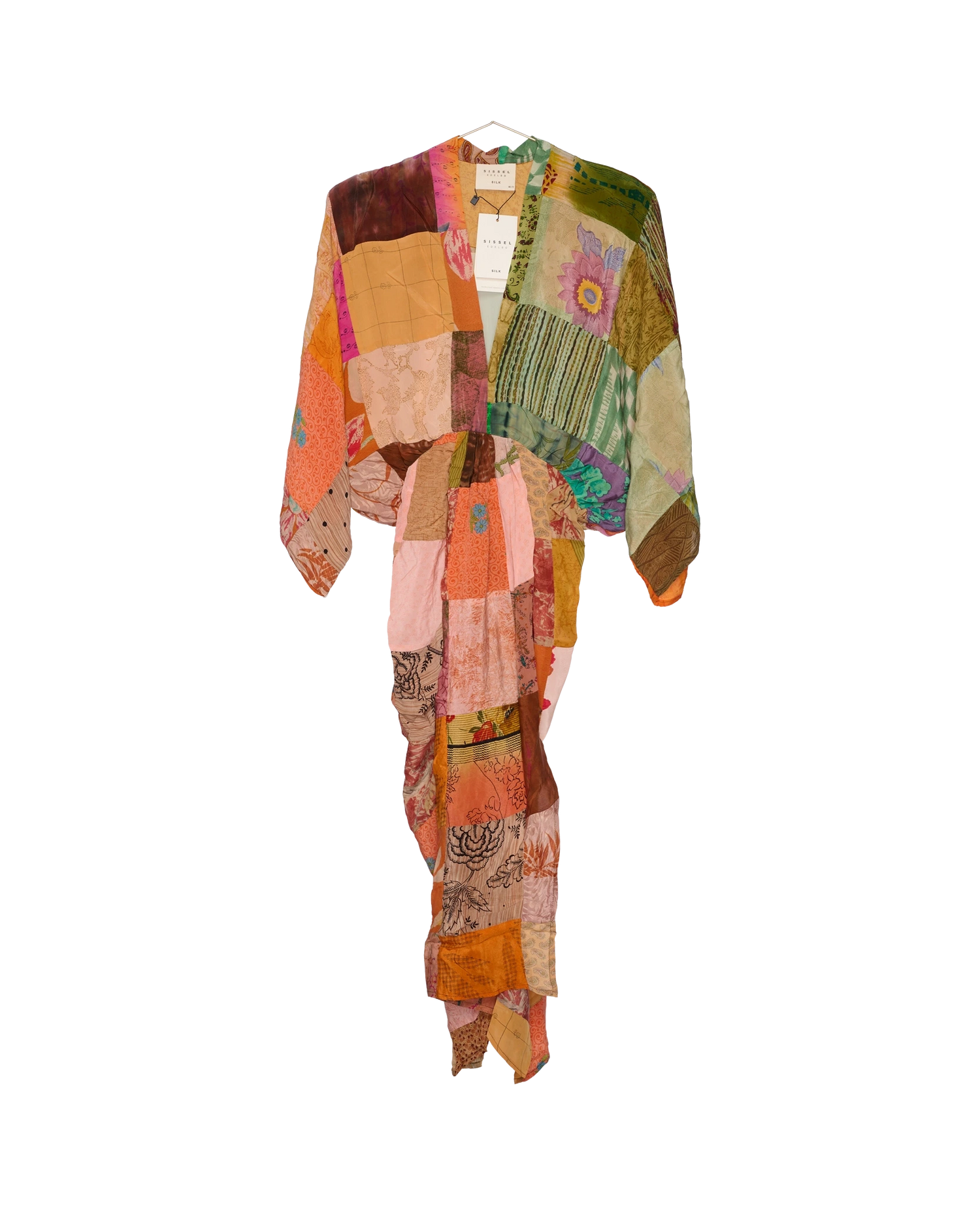 Juno SILK Patchwork Dress - No. 463