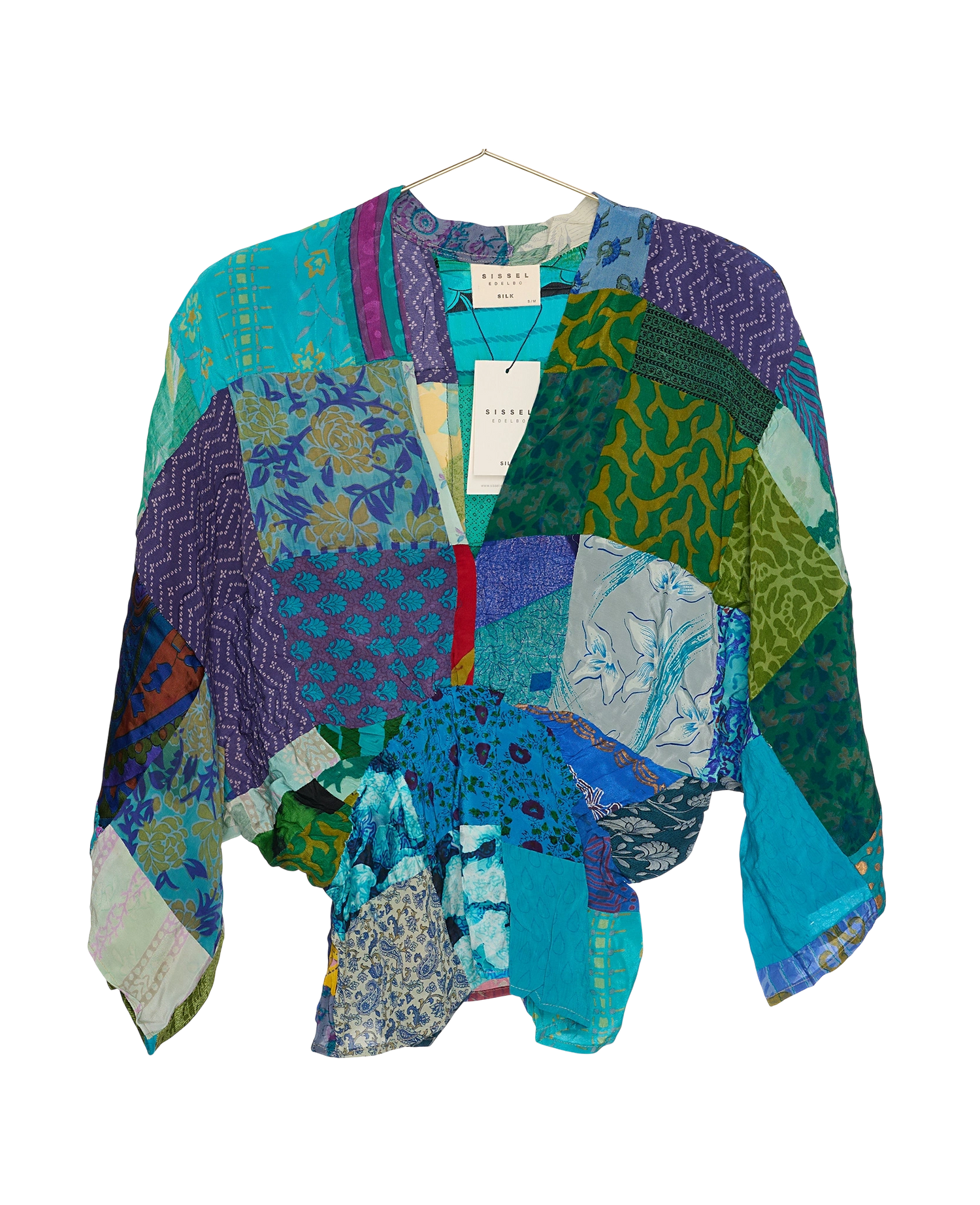 Juno SILK Patchwork Top - No. 148