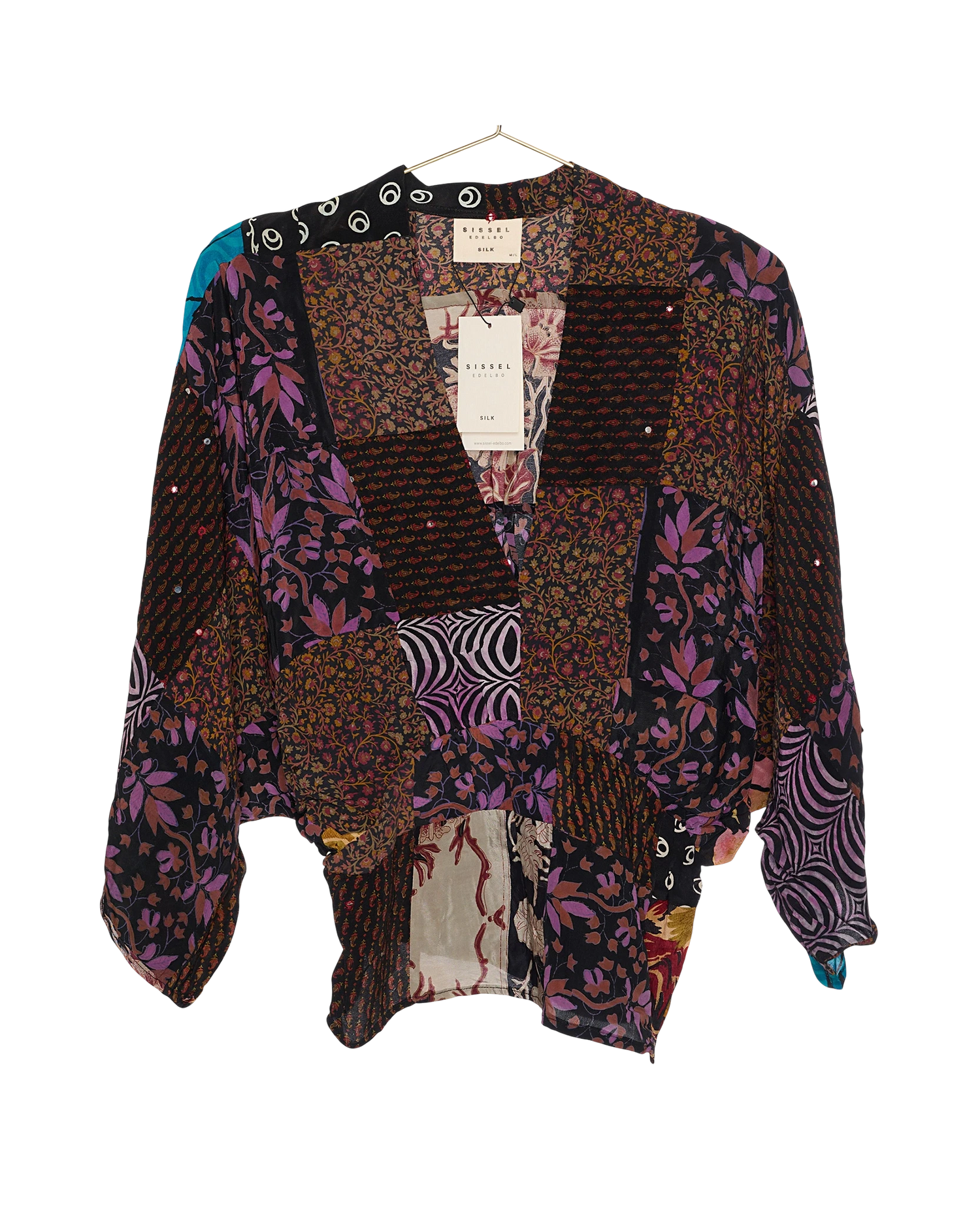 Juno SILK Patchwork Top - No. 248